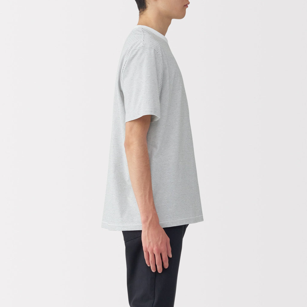 Men's Jersey Crewneck Striped T-Shirt
