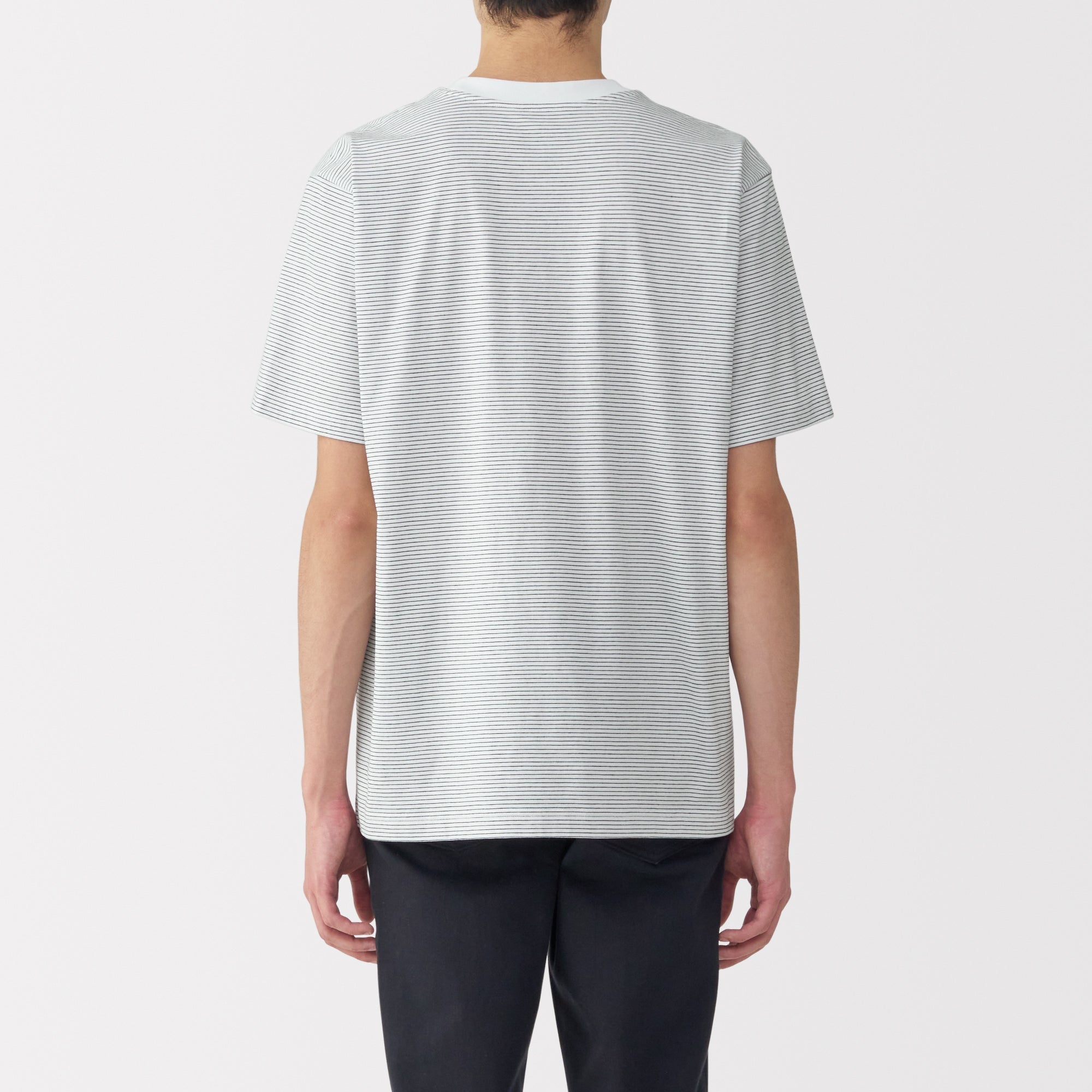 Men's Jersey Crewneck Striped T-Shirt