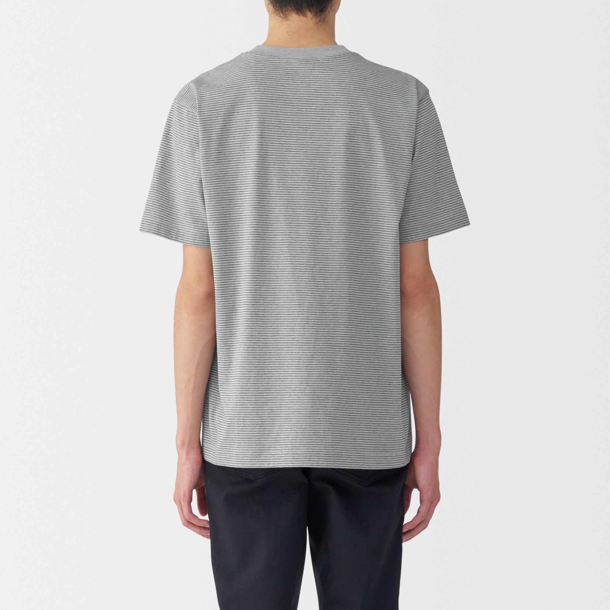 Men's Jersey Crewneck Striped T-Shirt