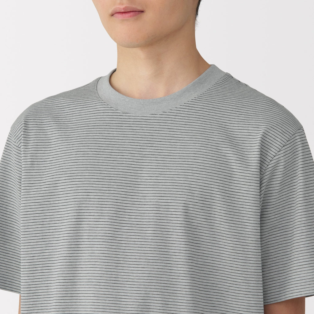 Men's Jersey Crewneck Striped T-Shirt