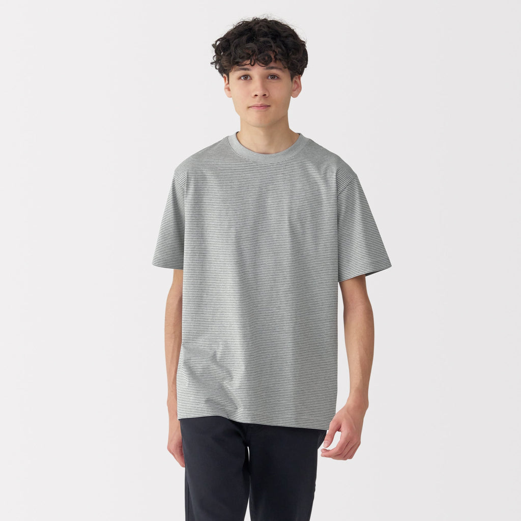 Men's Jersey Crewneck Striped T-Shirt