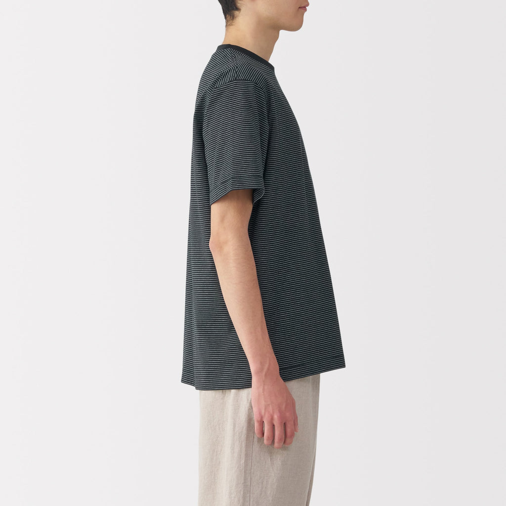 Men's Jersey Crewneck Striped T-Shirt