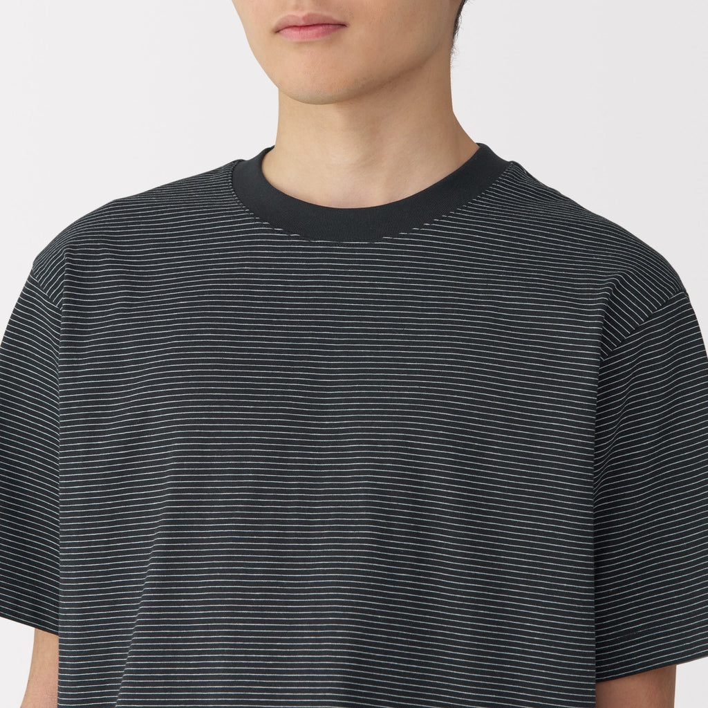 Men's Jersey Crewneck Striped T-Shirt