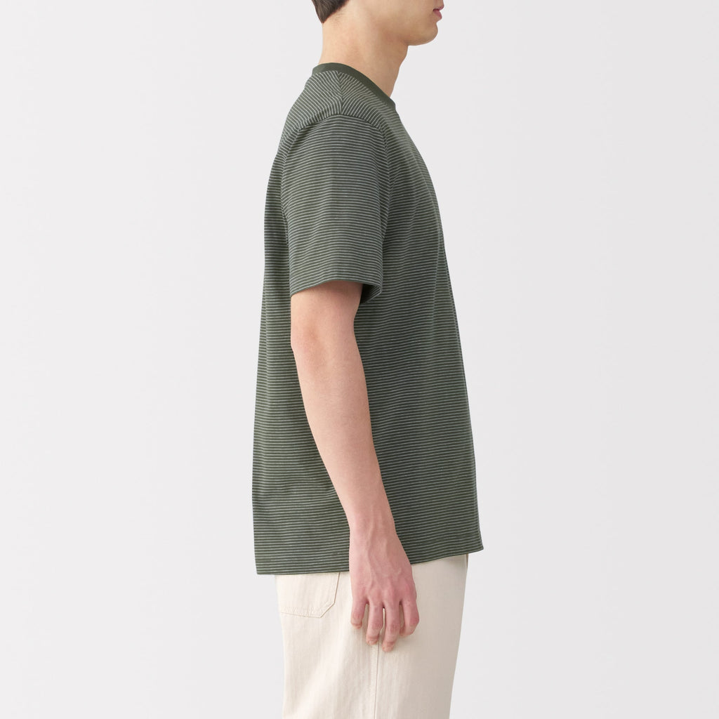 Men's Jersey Crewneck Striped T-Shirt