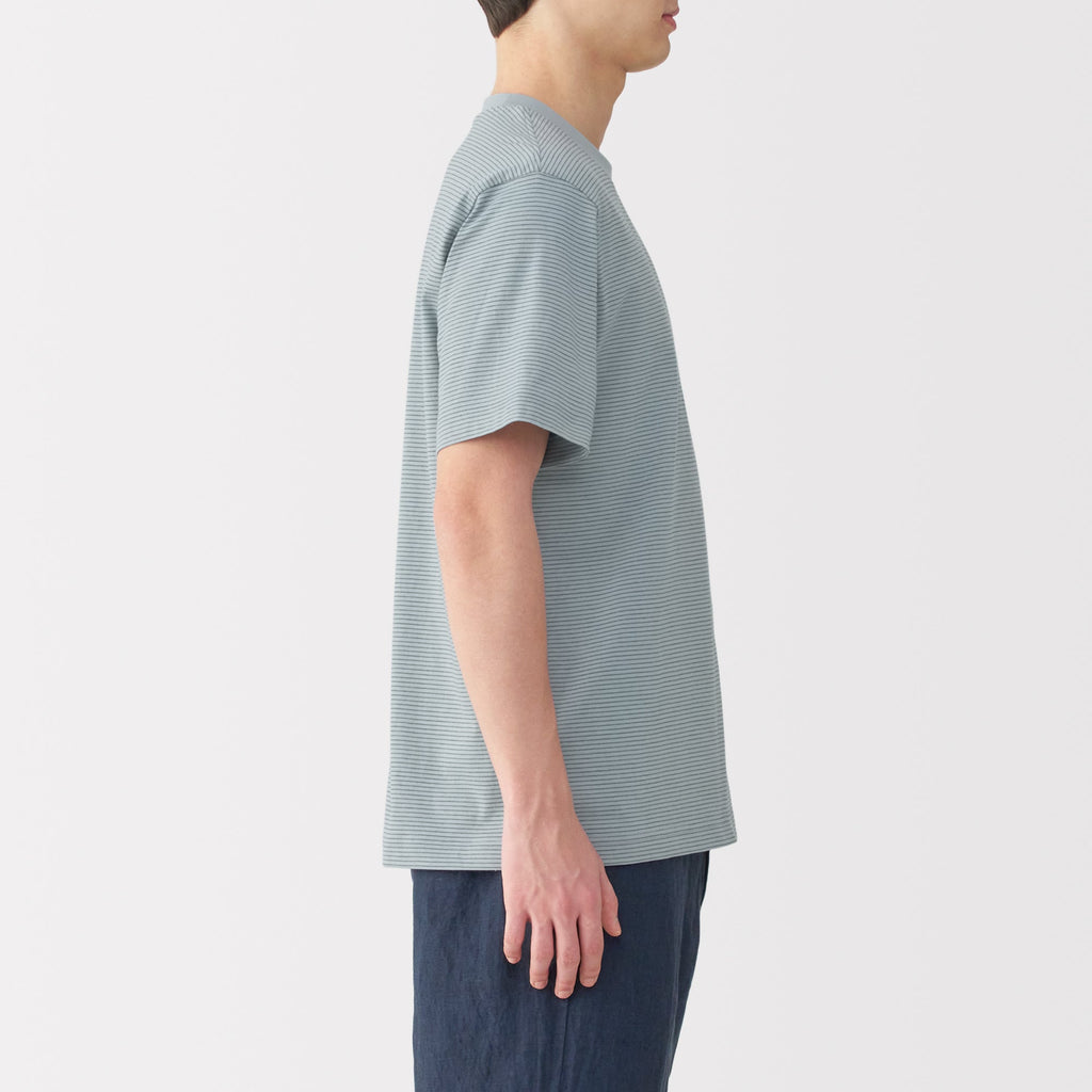 Men's Jersey Crewneck Striped T-Shirt
