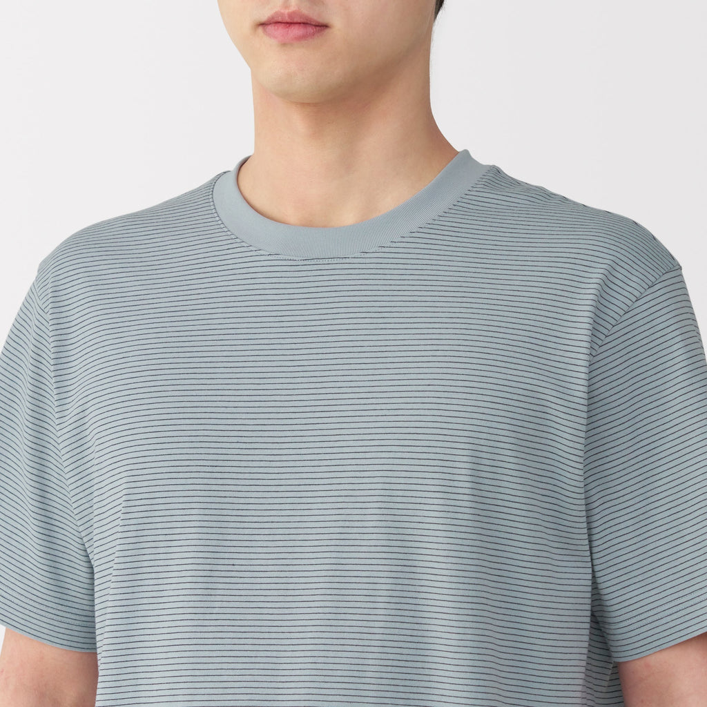 Men's Jersey Crewneck Striped T-Shirt