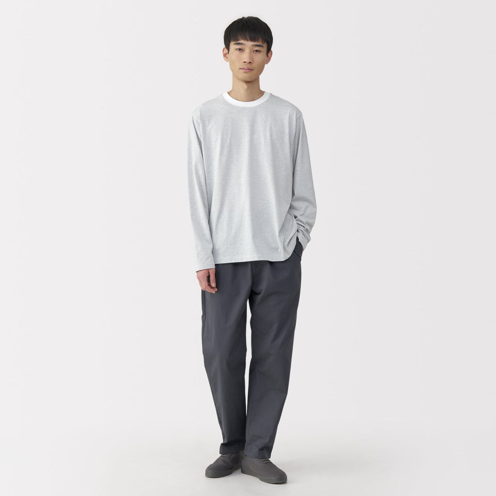 Men's Jersey Crewneck Striped T-Shirt