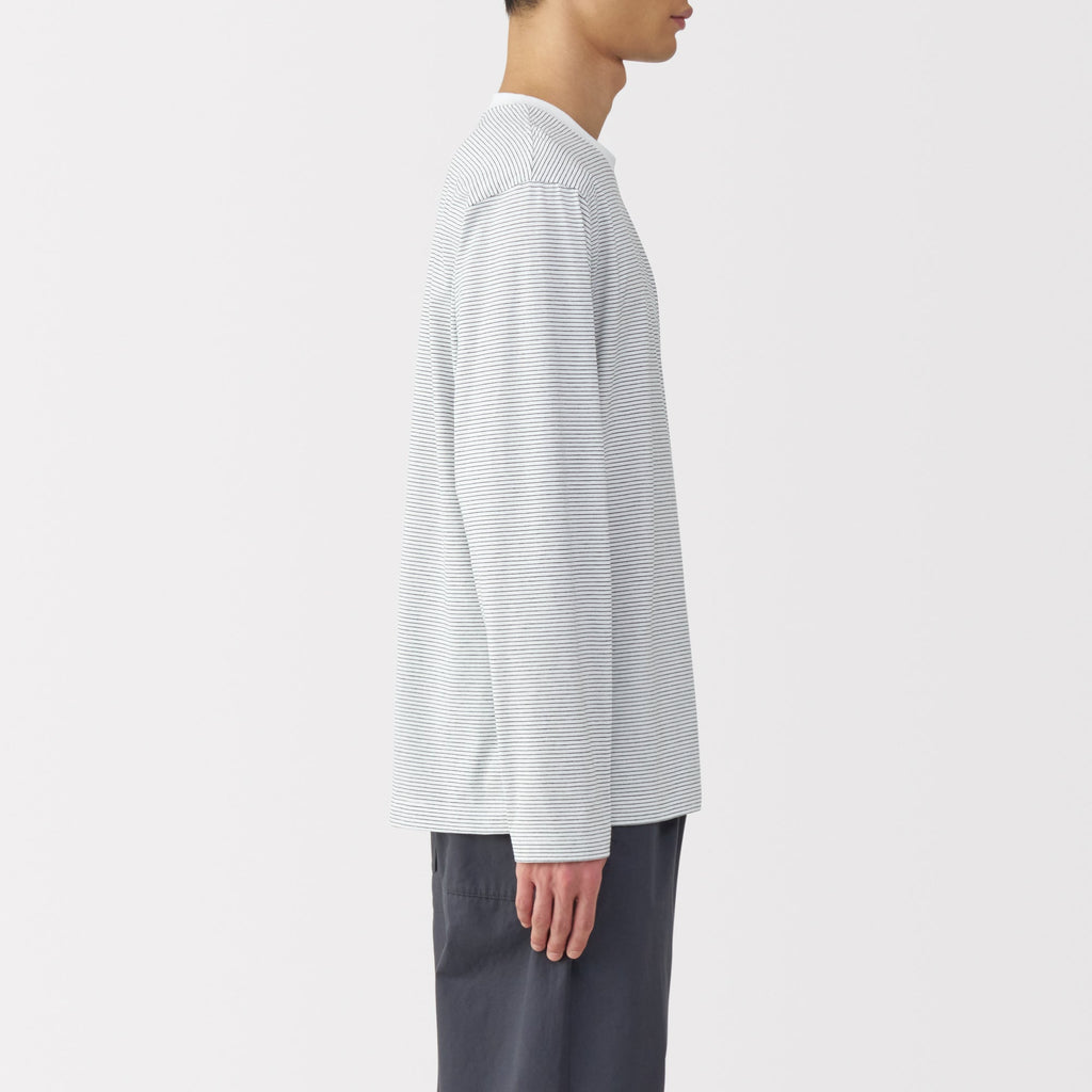Men's Jersey Crewneck Striped T-Shirt