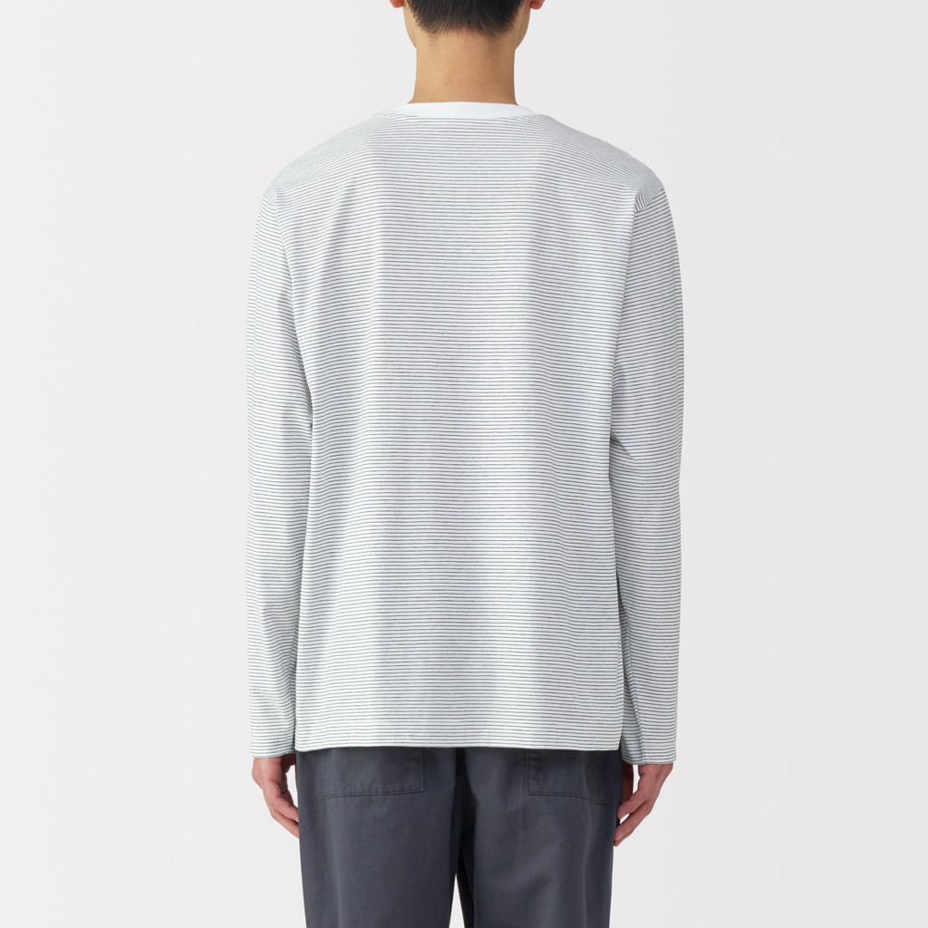 Men's Jersey Crewneck Striped T-Shirt