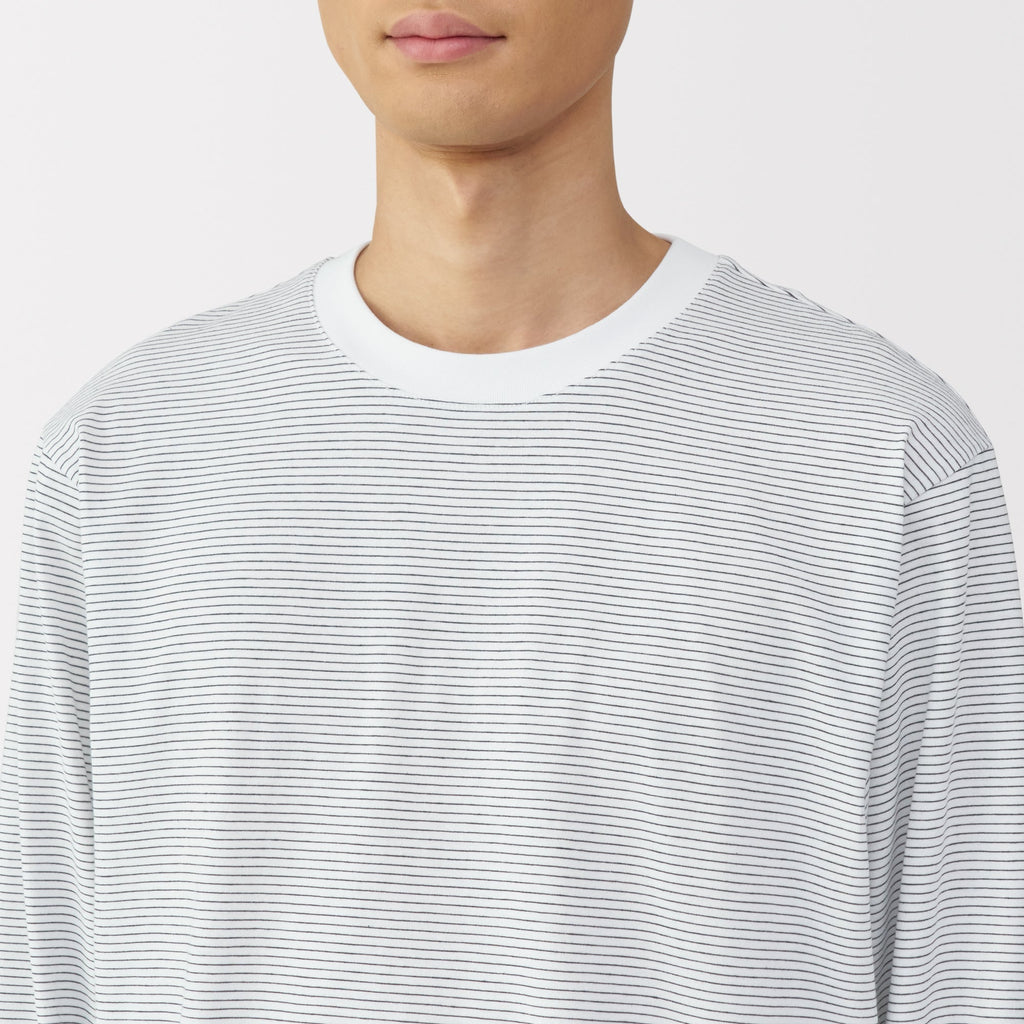 Men's Jersey Crewneck Striped T-Shirt