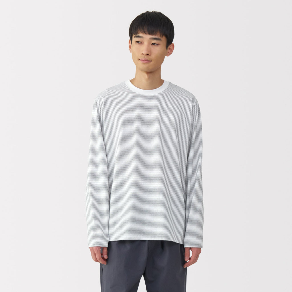 Men's Jersey Crewneck Striped T-Shirt