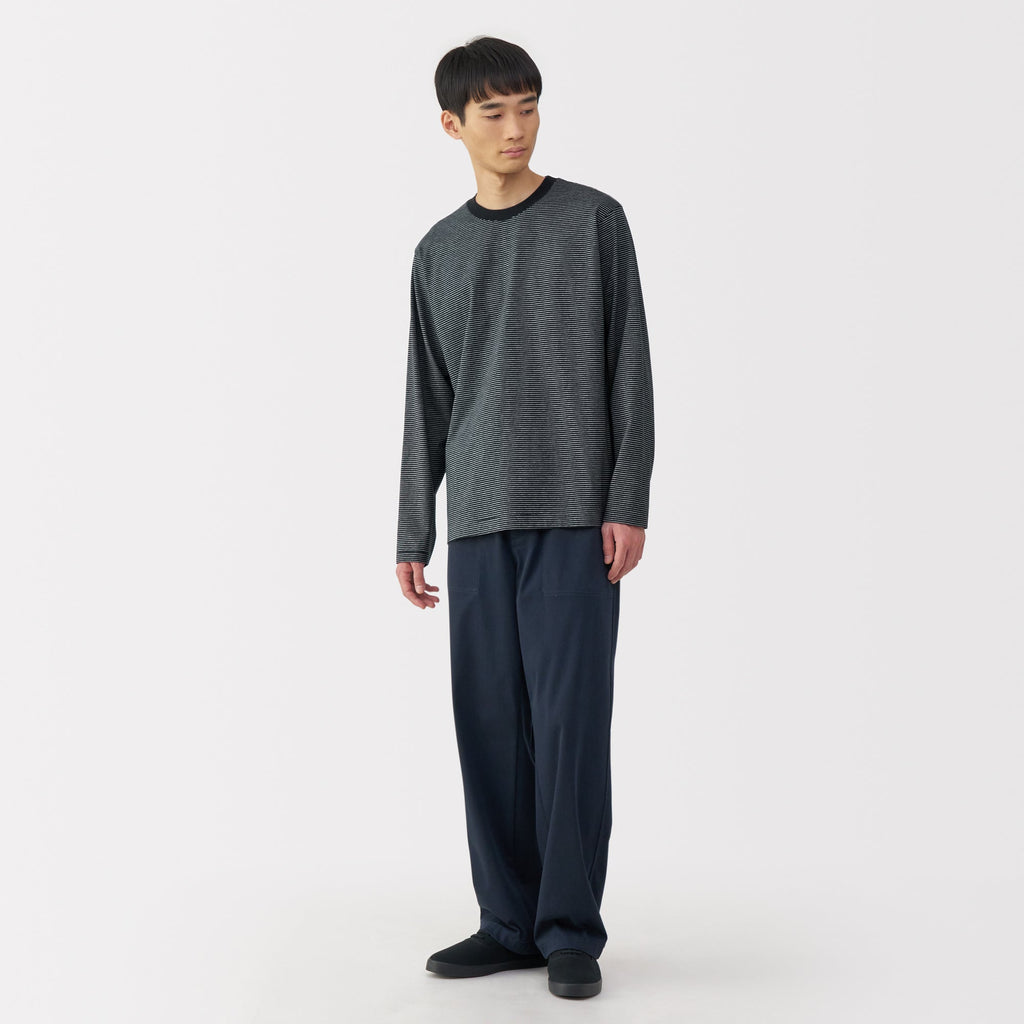 Men's Jersey Crewneck Striped T-Shirt