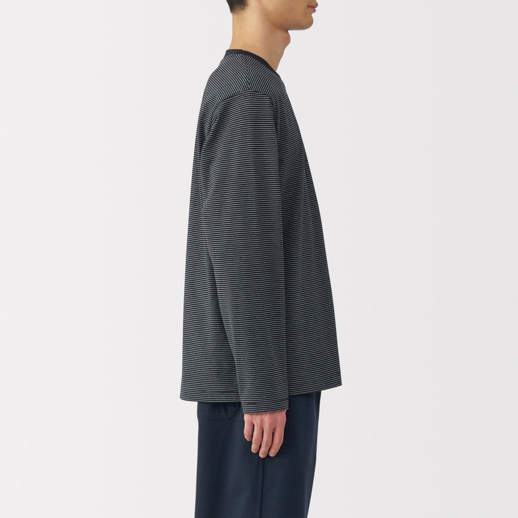 Men's Jersey Crewneck Striped T-Shirt