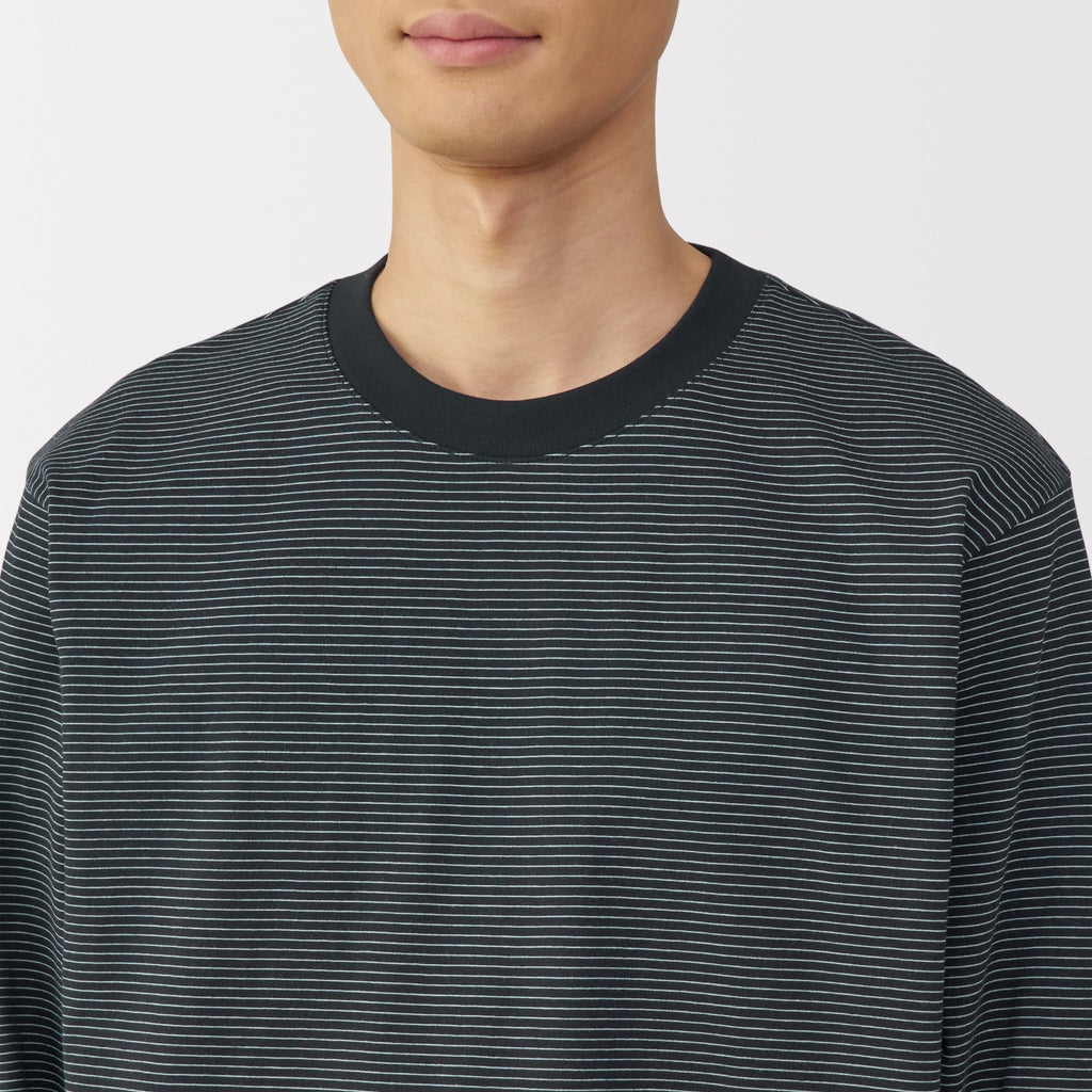 Men's Jersey Crewneck Striped T-Shirt