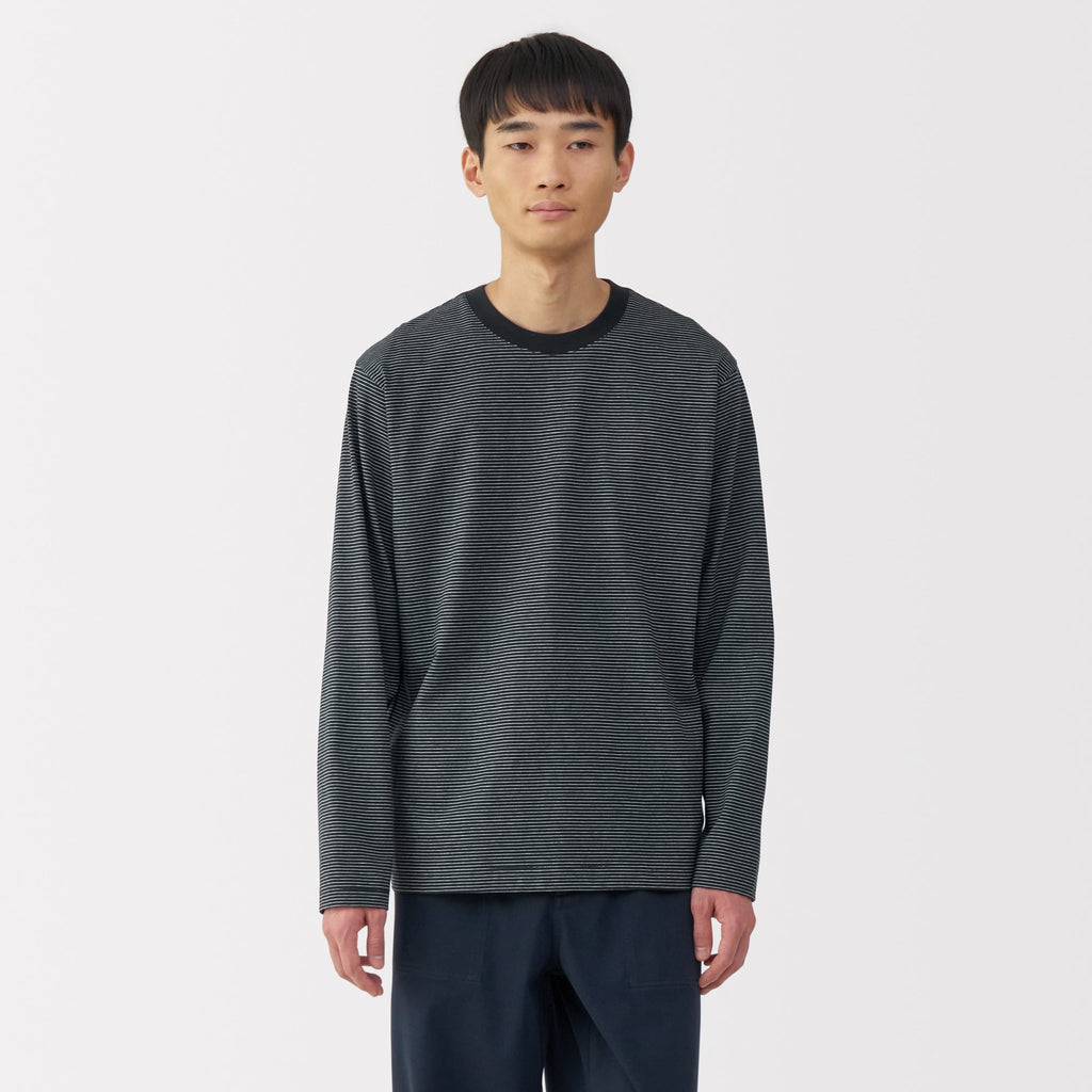 Men's Jersey Crewneck Striped T-Shirt