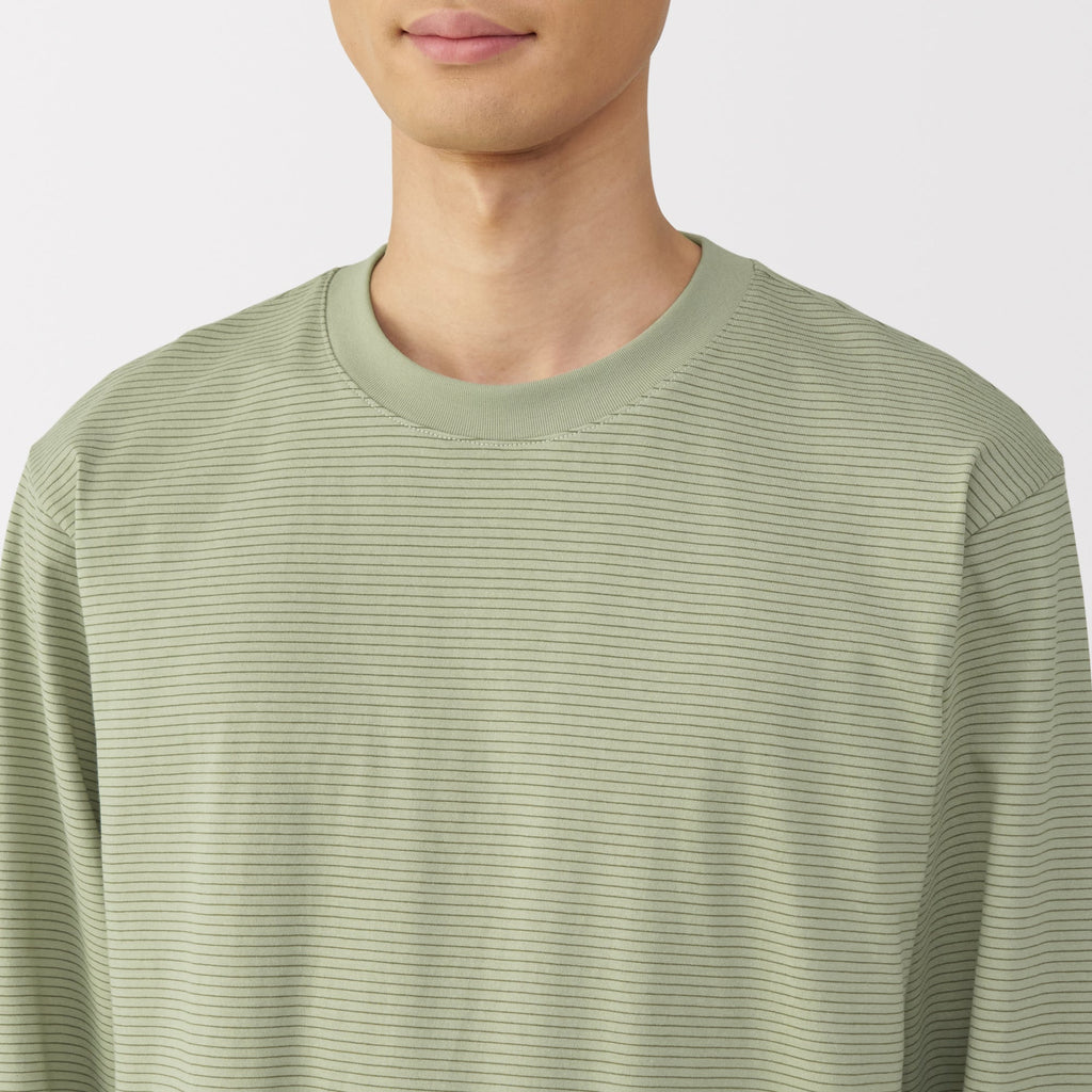 Men's Jersey Crewneck Striped T-Shirt