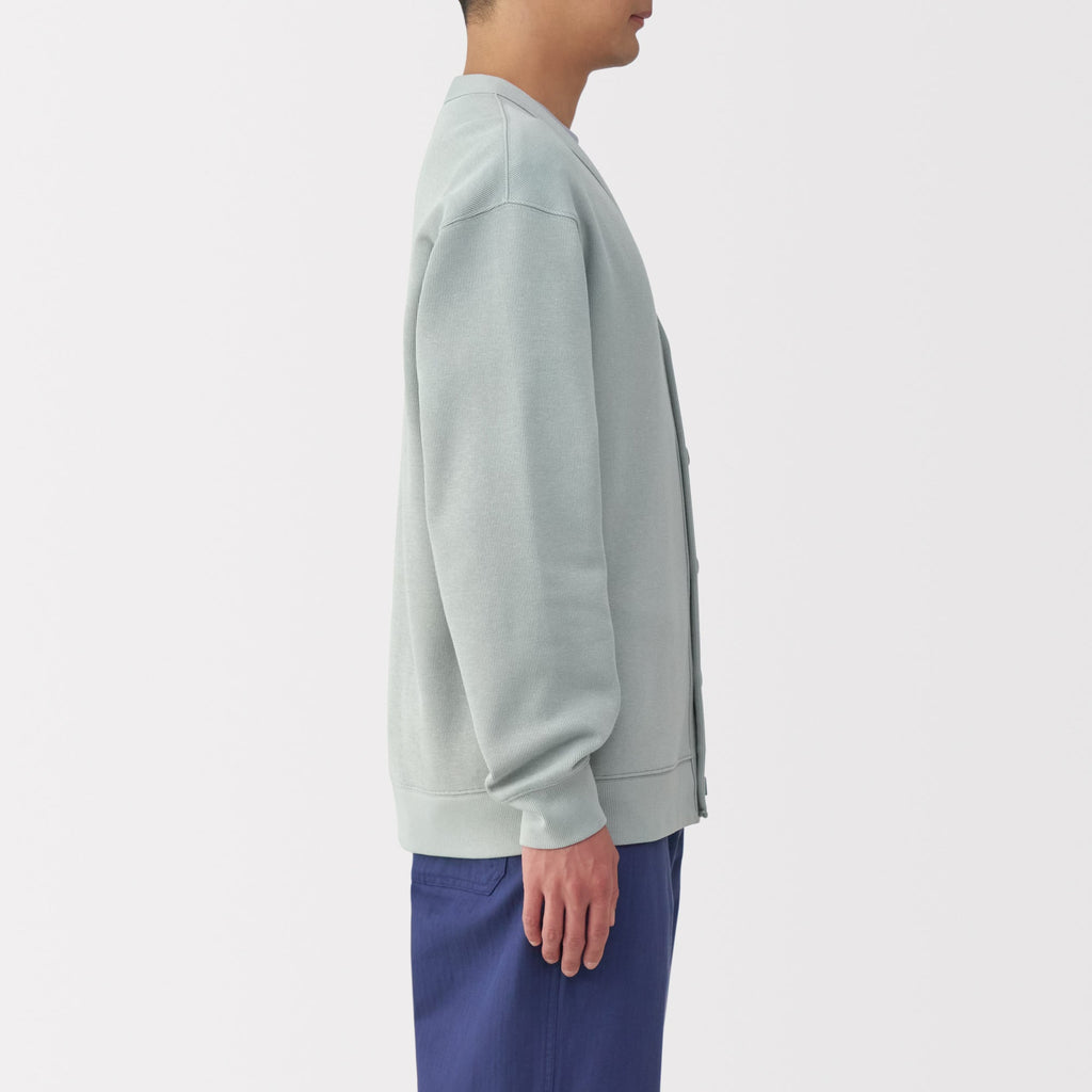 Men's Double Knit V-Neck Cardigan