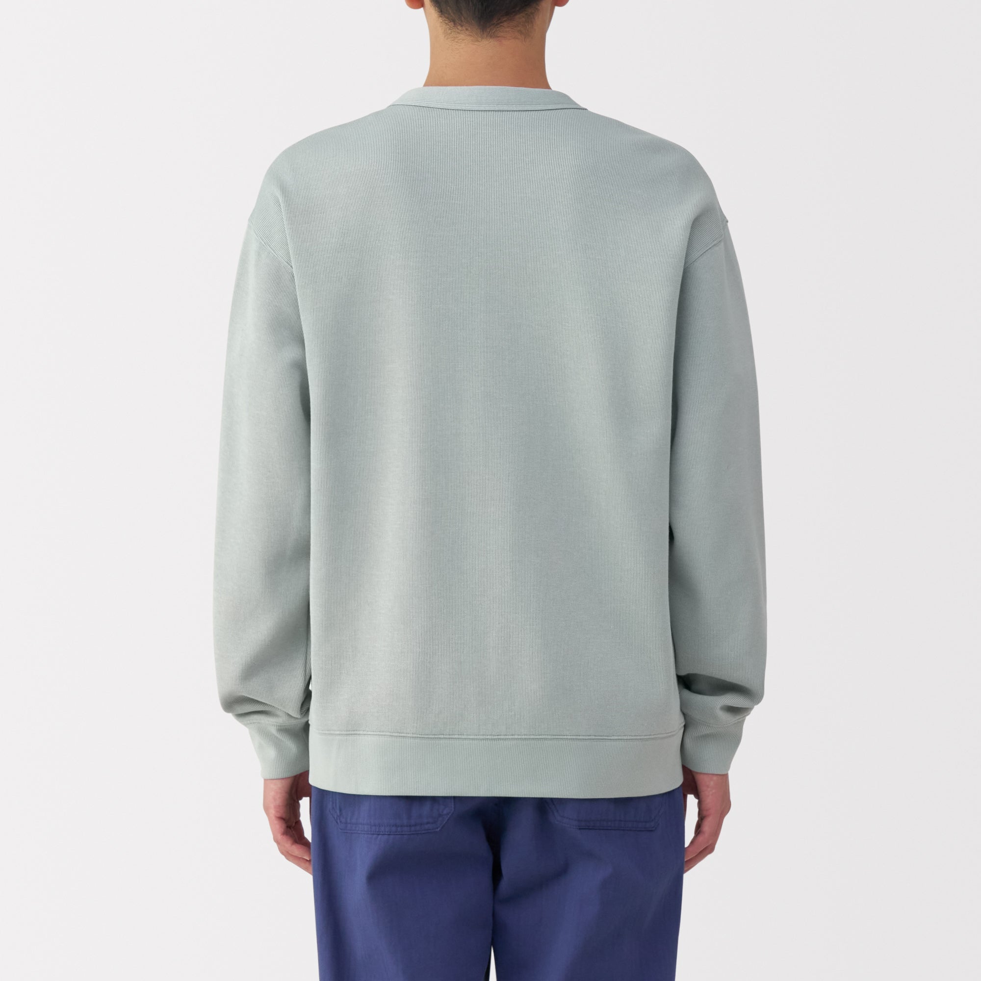 Men's Double Knit V-Neck Cardigan