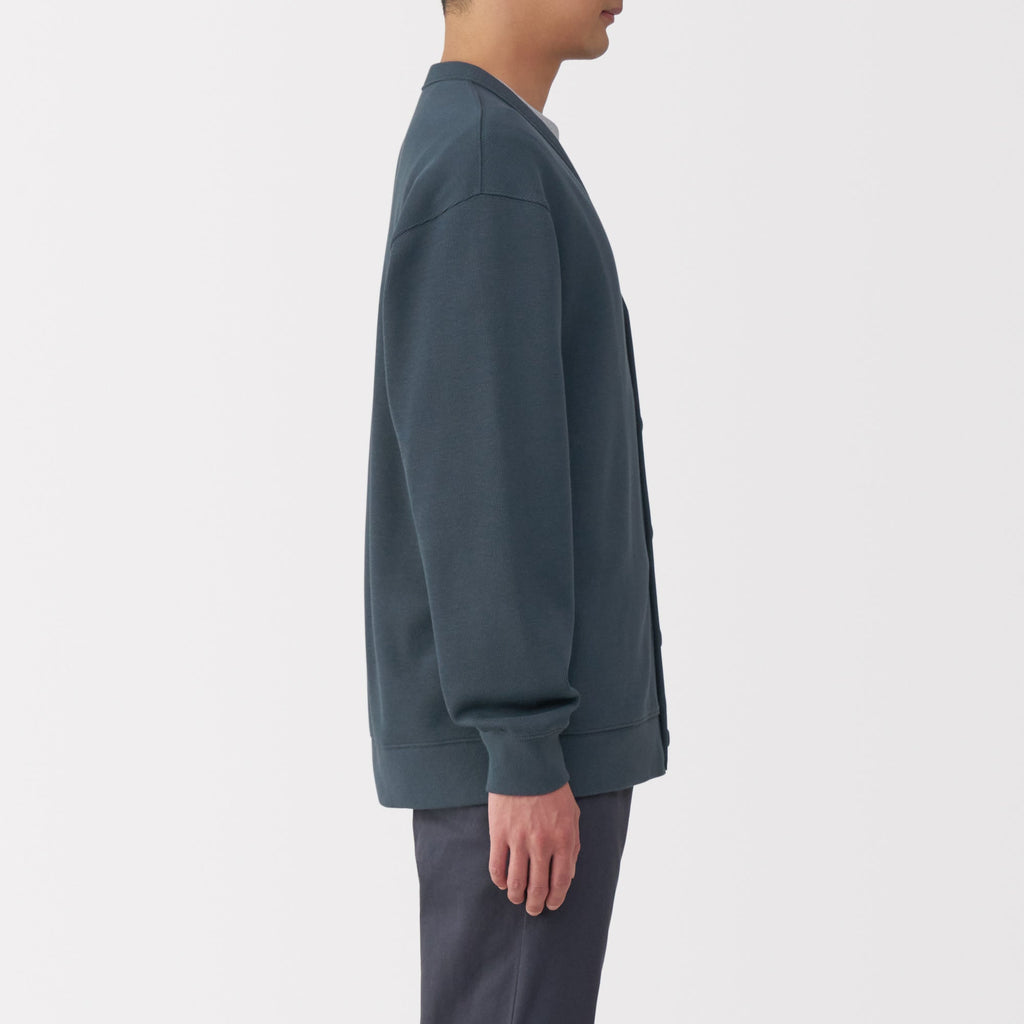 Men's Double Knit V-Neck Cardigan
