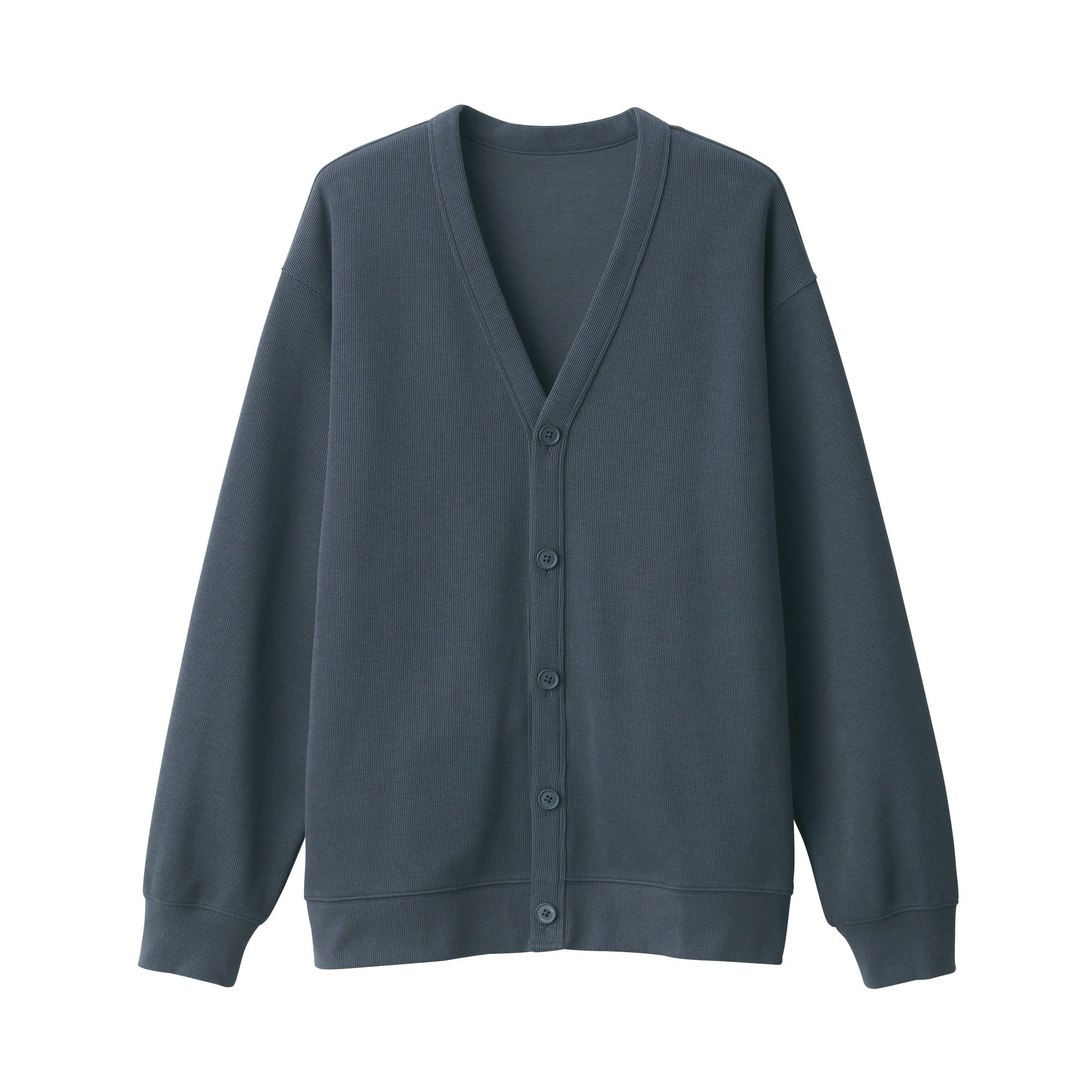 Men's Double Knit V-Neck Cardigan