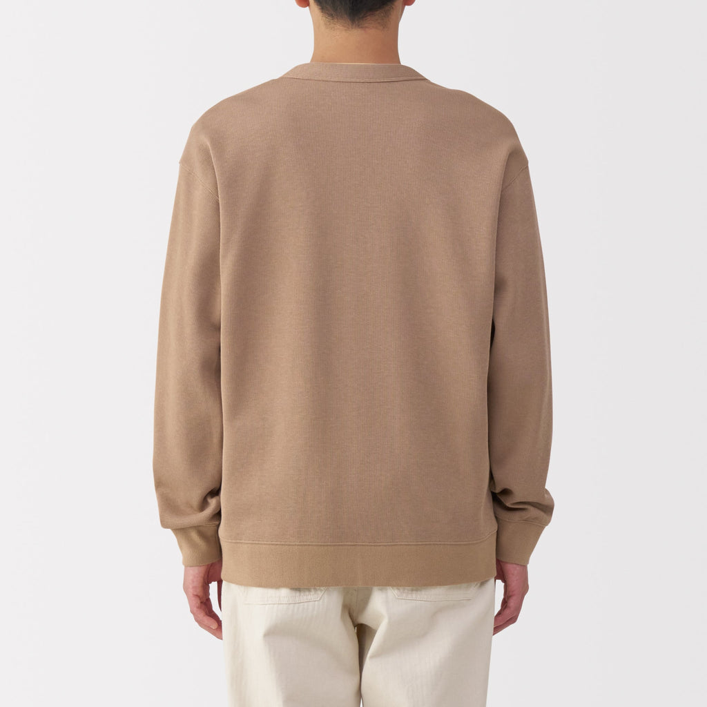 Men's Double Knit V-Neck Cardigan
