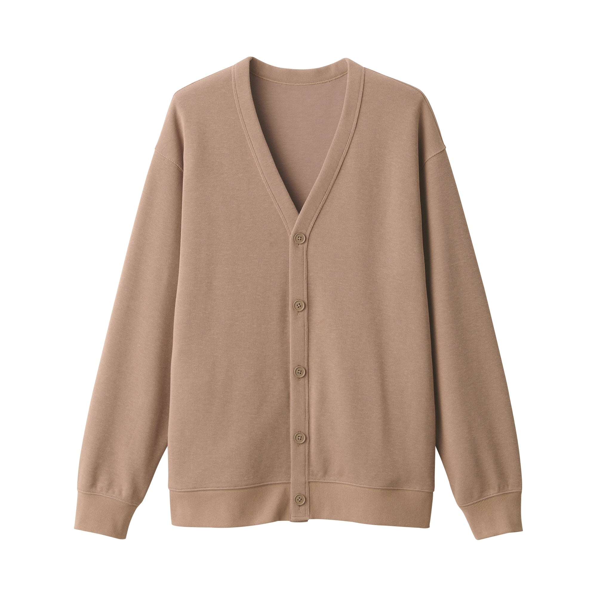 Men's Double Knit V-Neck Cardigan
