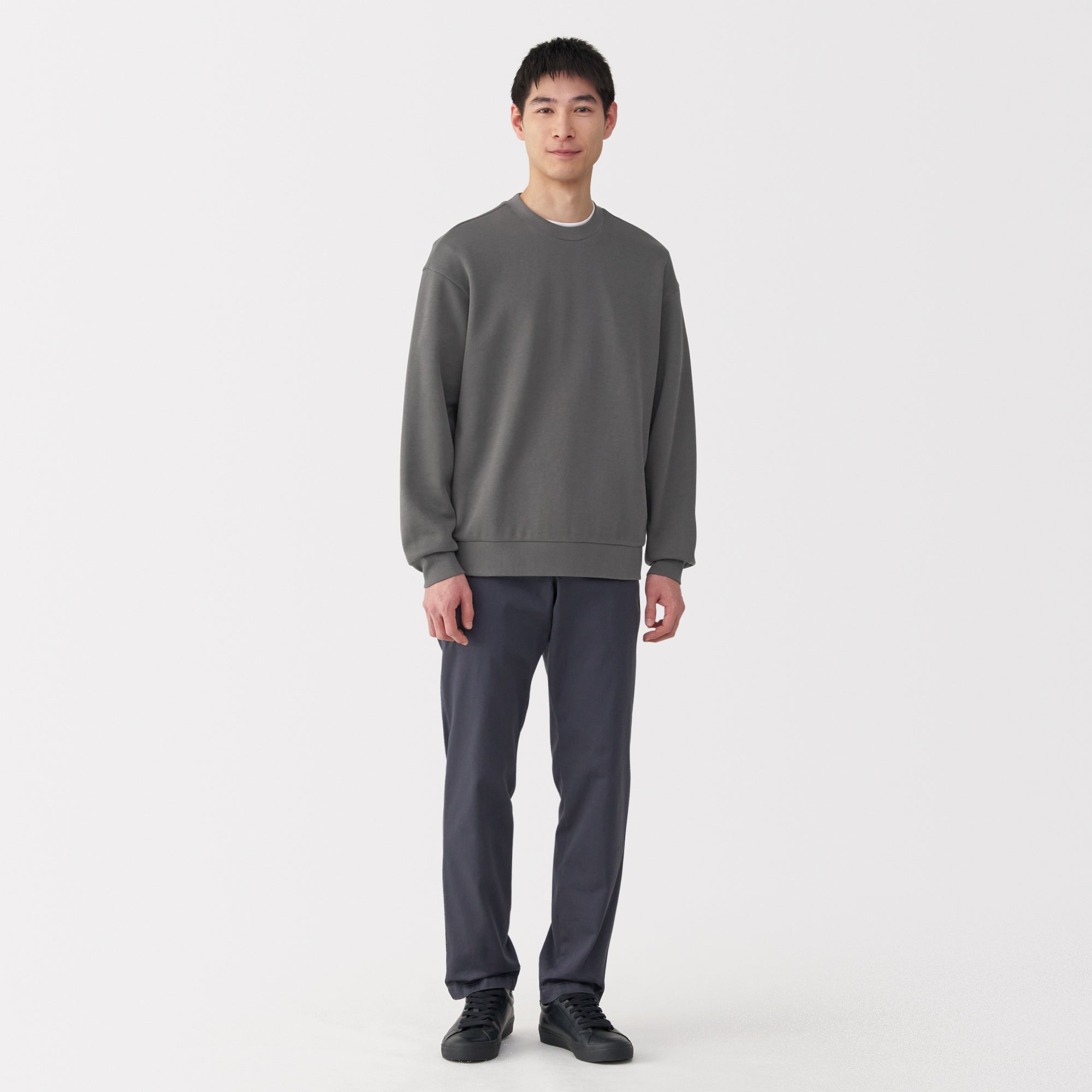 Men's Double Knit Crewneck Pullover