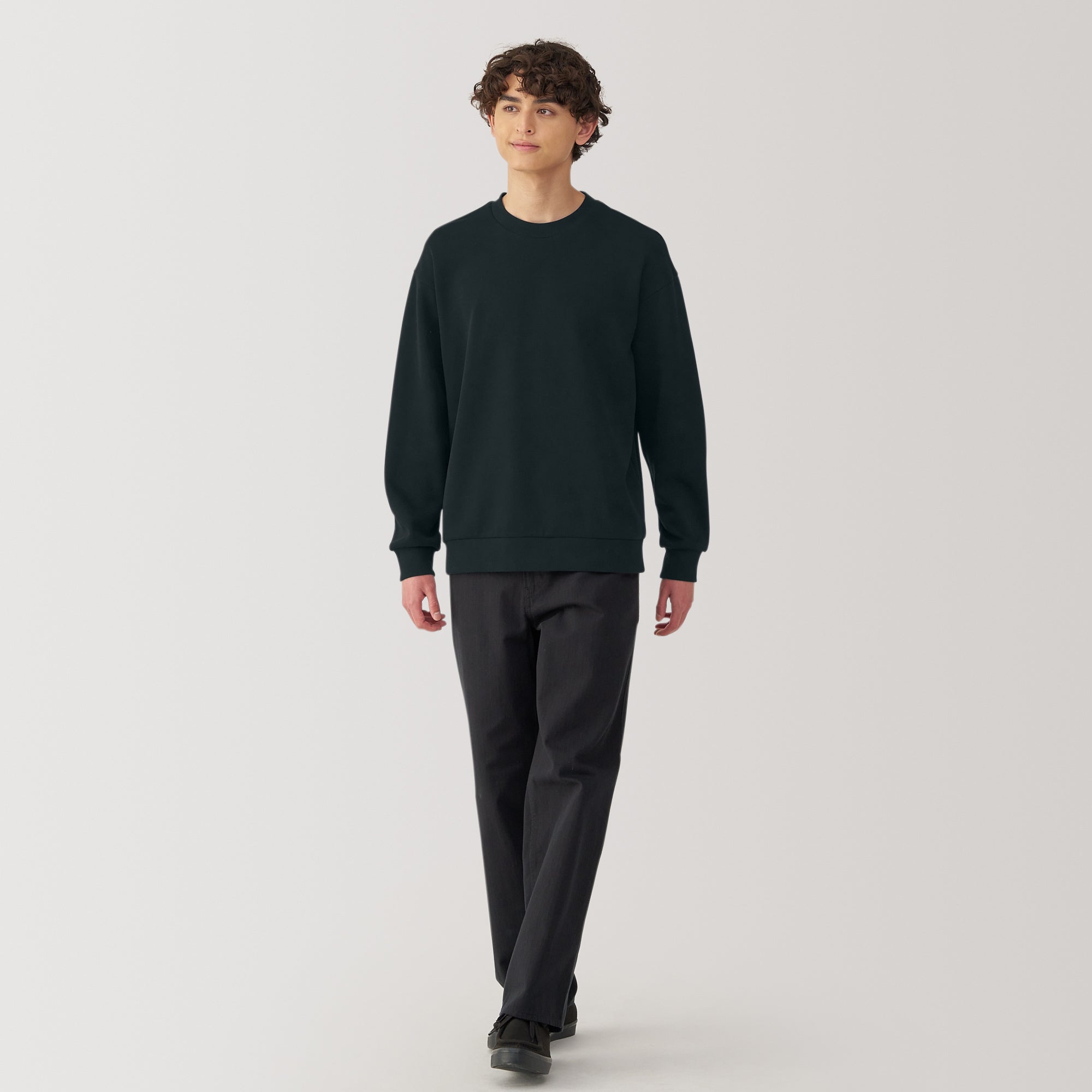 Men's Double Knit Crewneck Pullover