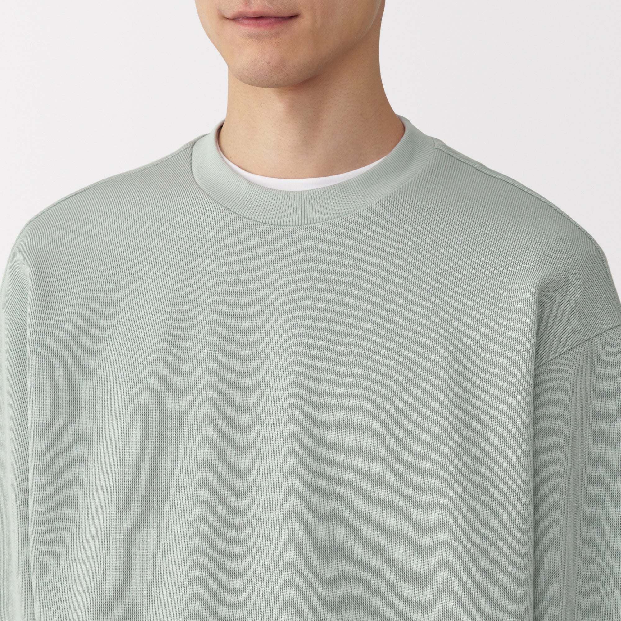 Men's Double Knit Crewneck Pullover