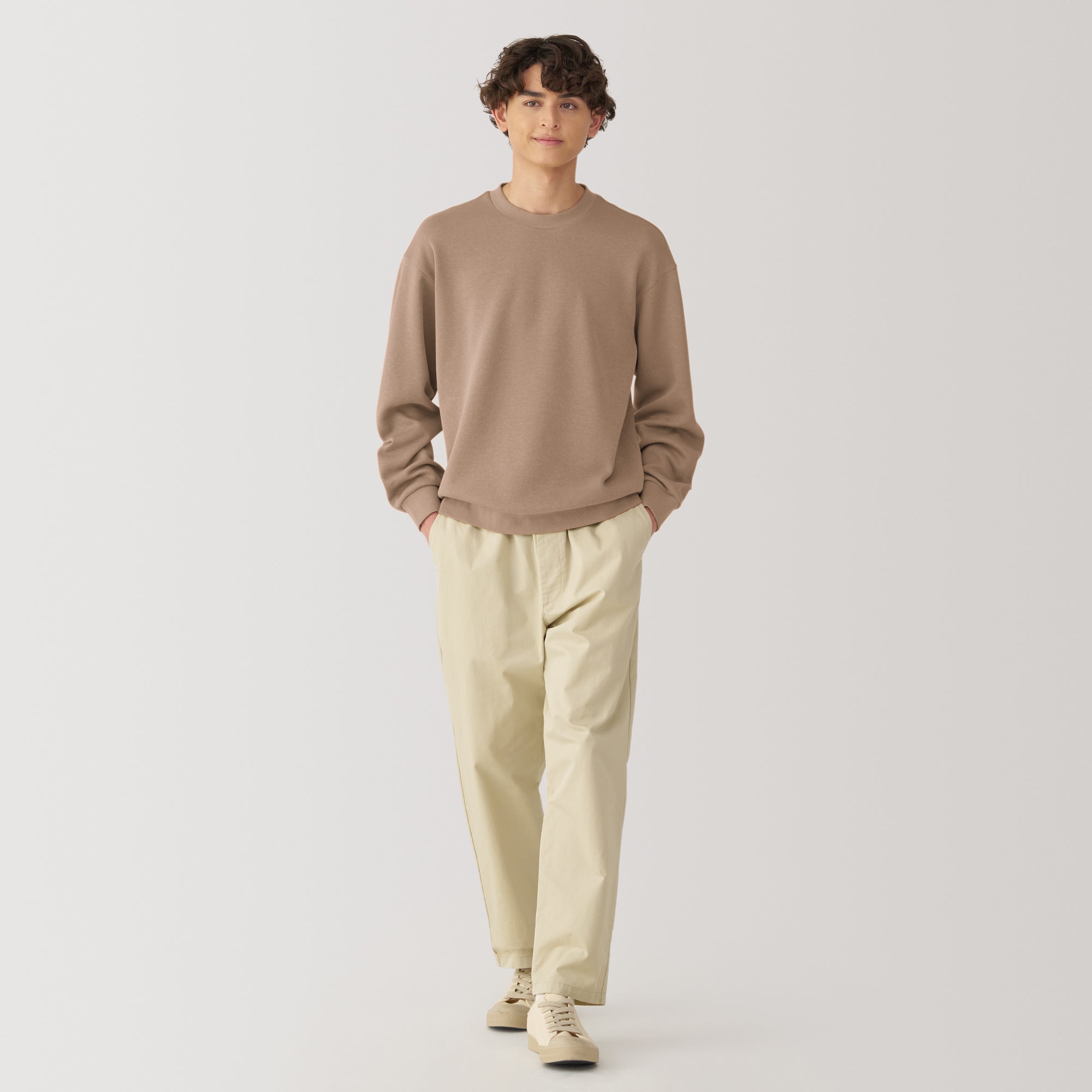 Men's Double Knit Crewneck Pullover