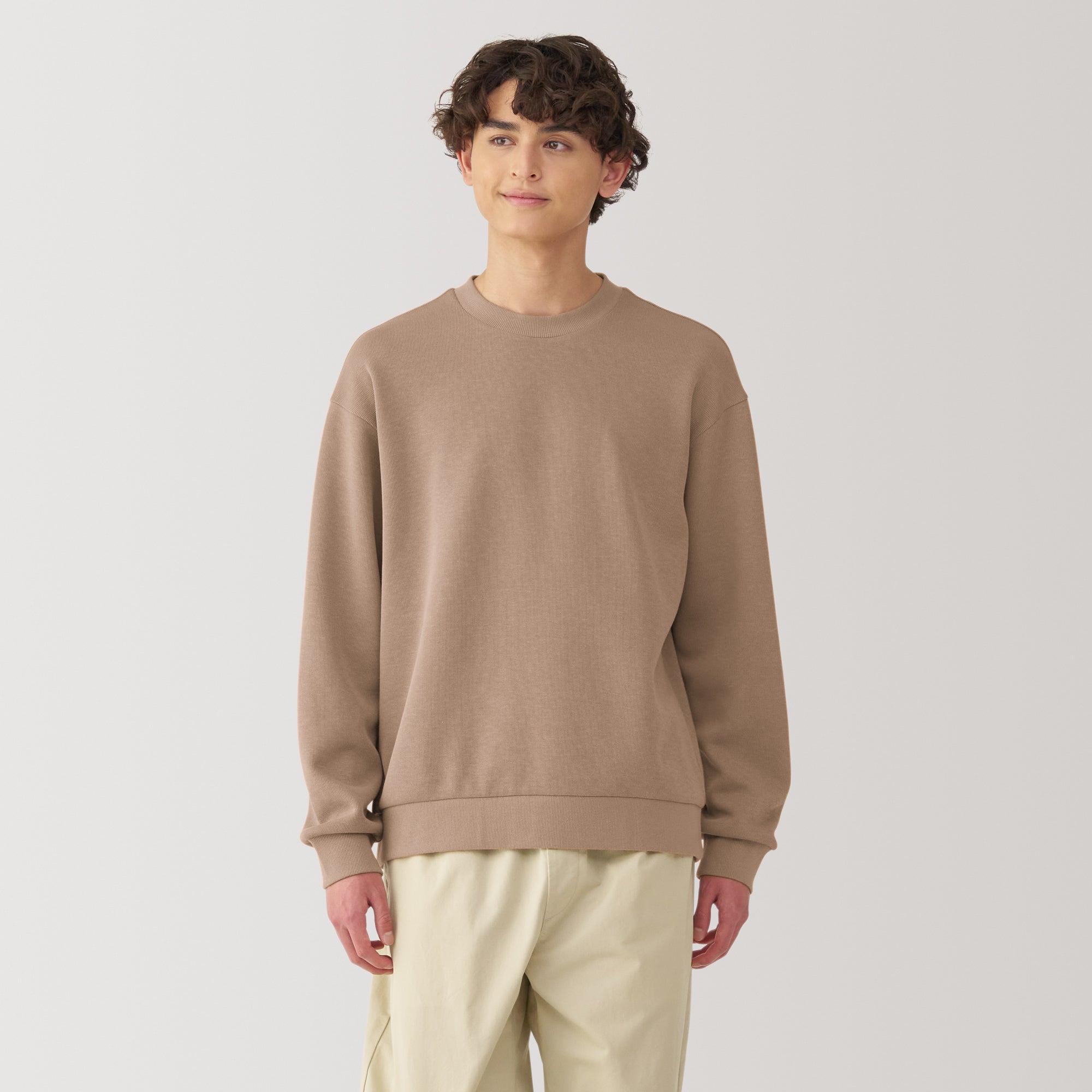 Men's Double Knit Crewneck Pullover