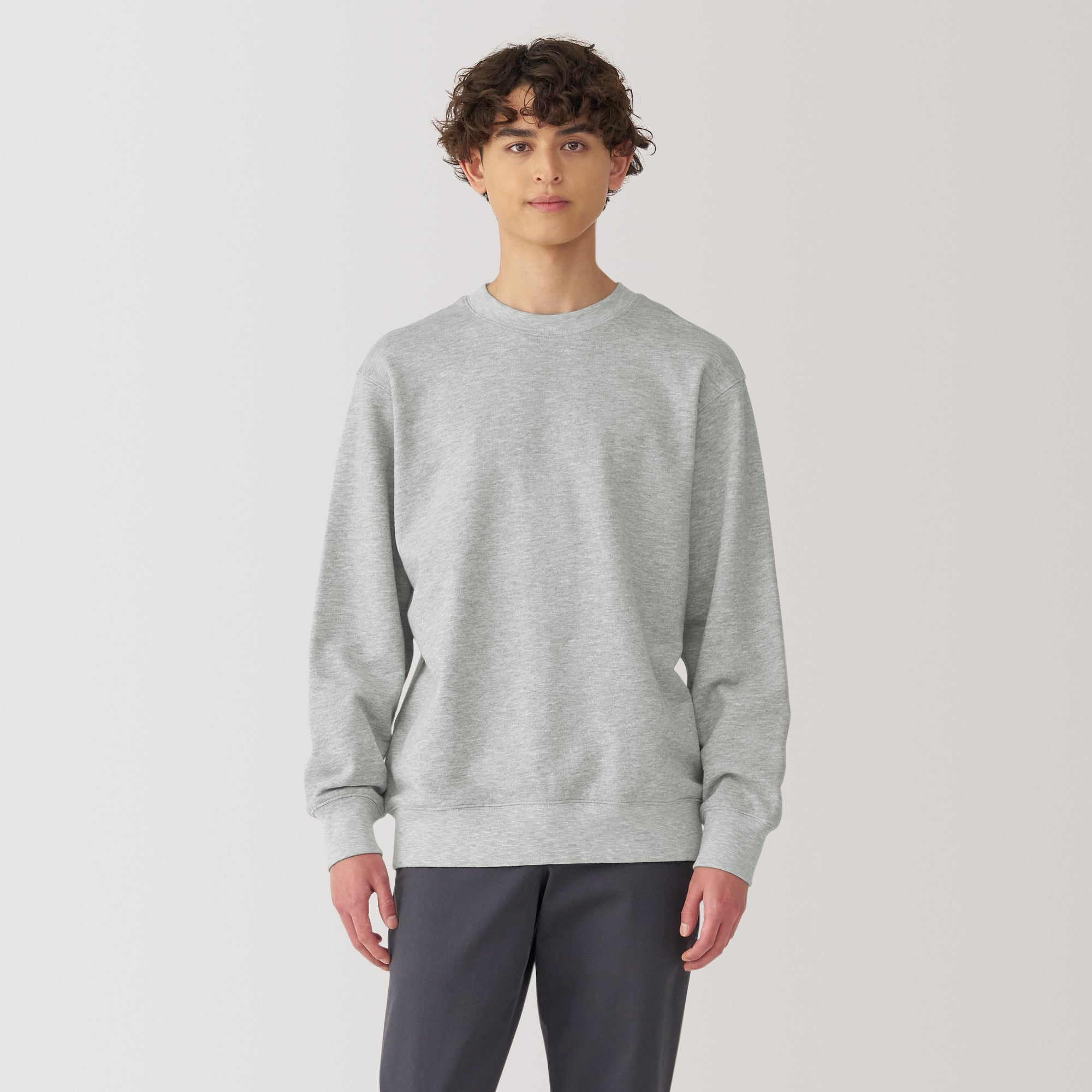 Men's Slub Jersey Crewneck Pullover