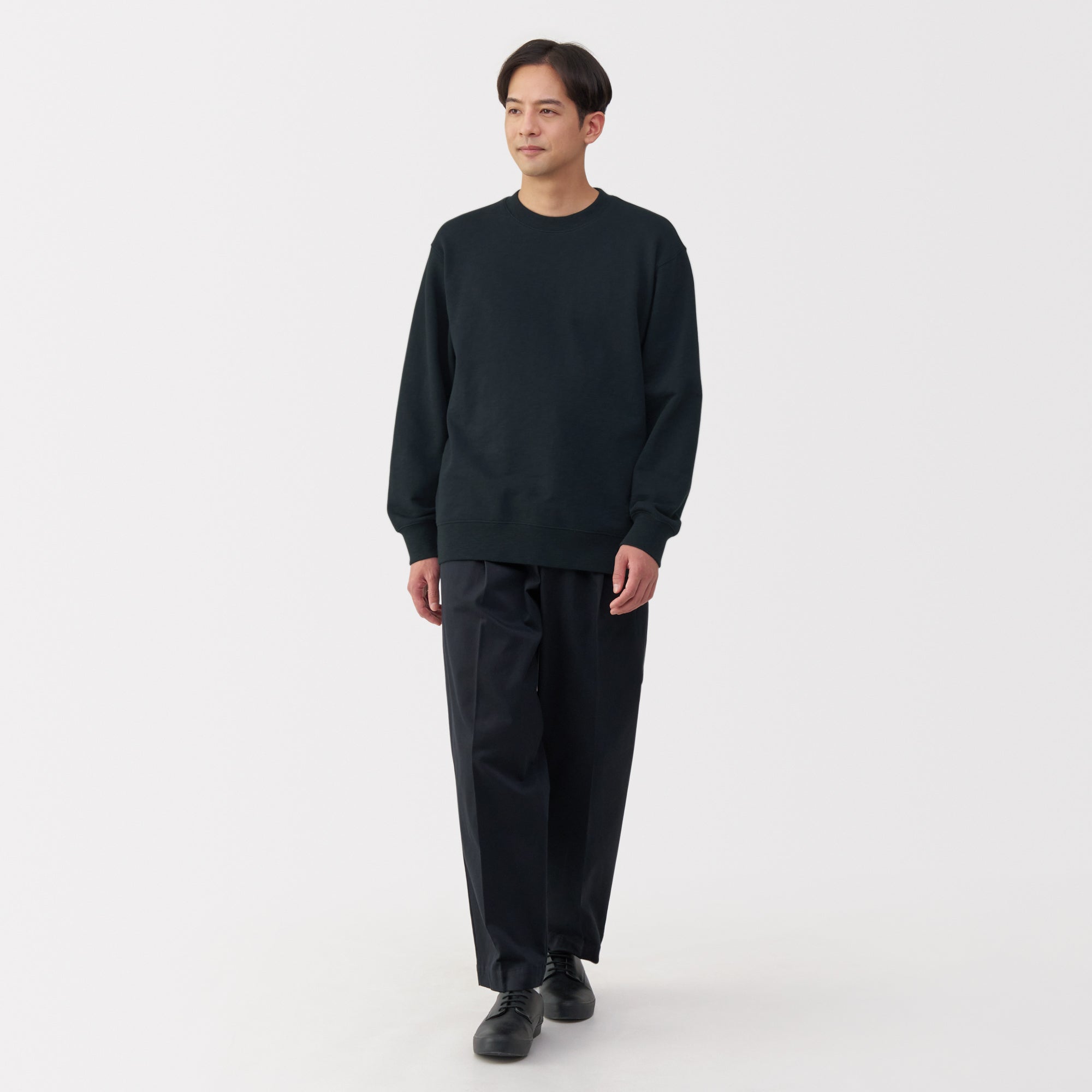 Men's Slub Jersey Crewneck Pullover