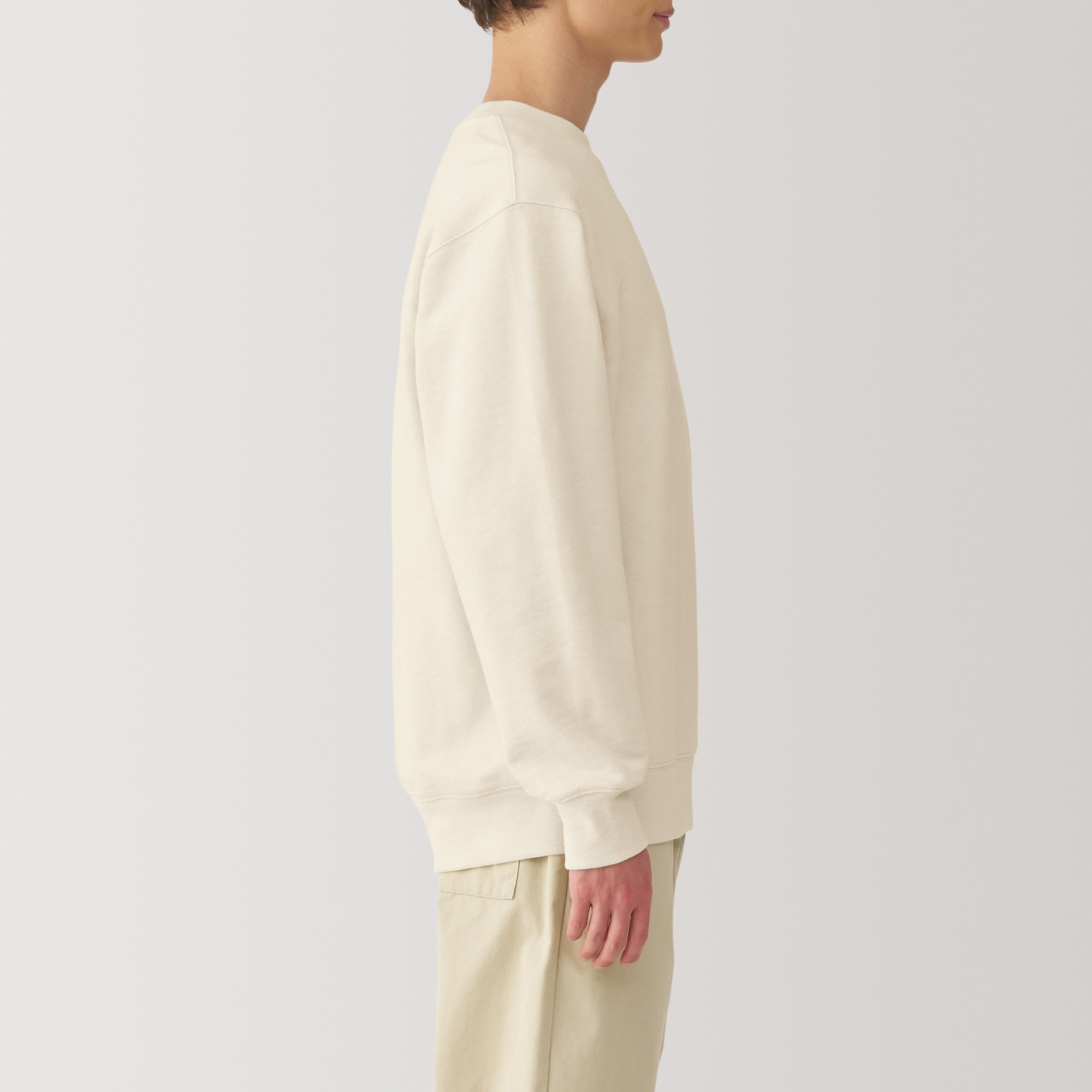 Men's Slub Jersey Crewneck Pullover