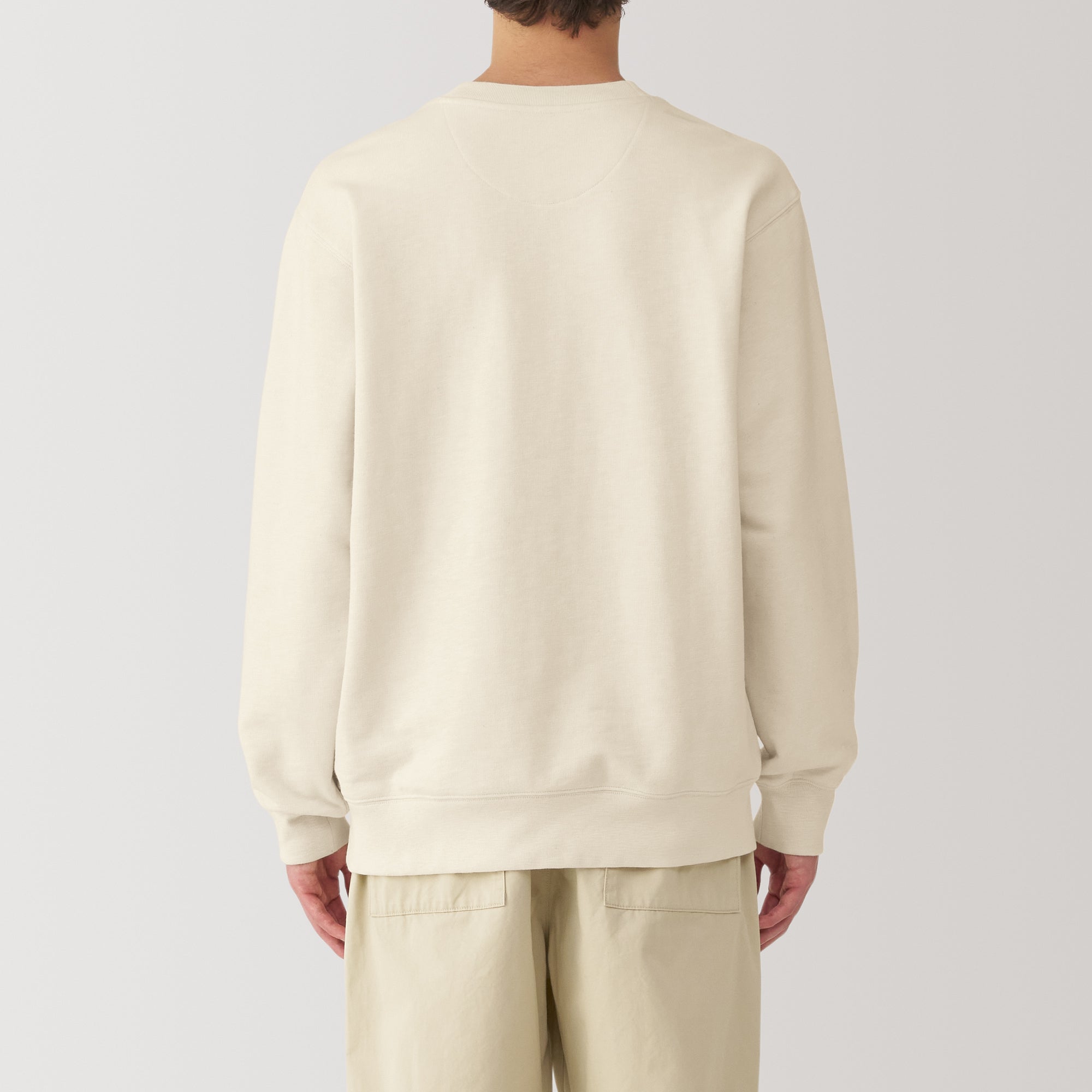 Men's Slub Jersey Crewneck Pullover