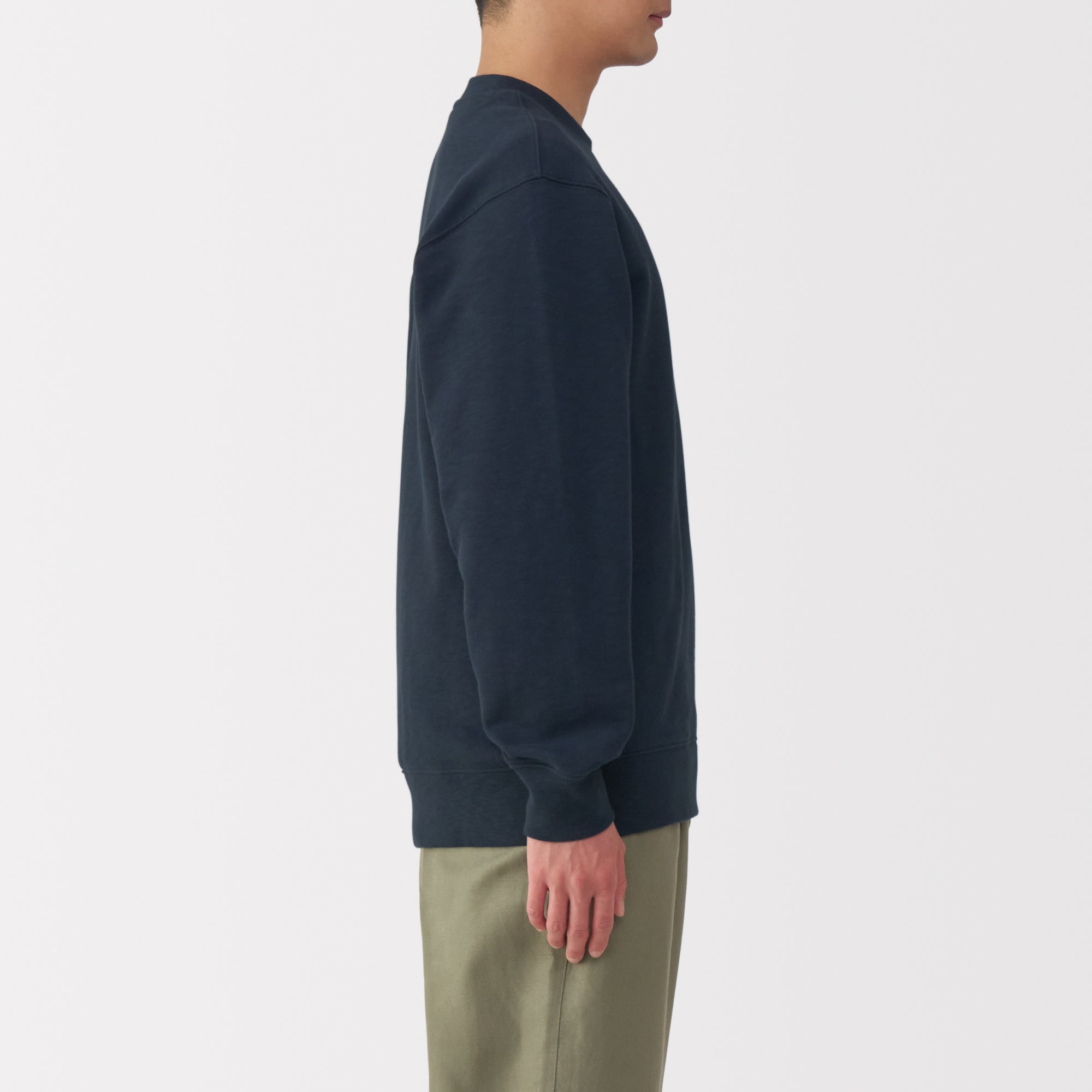 Men's Slub Jersey Crewneck Pullover
