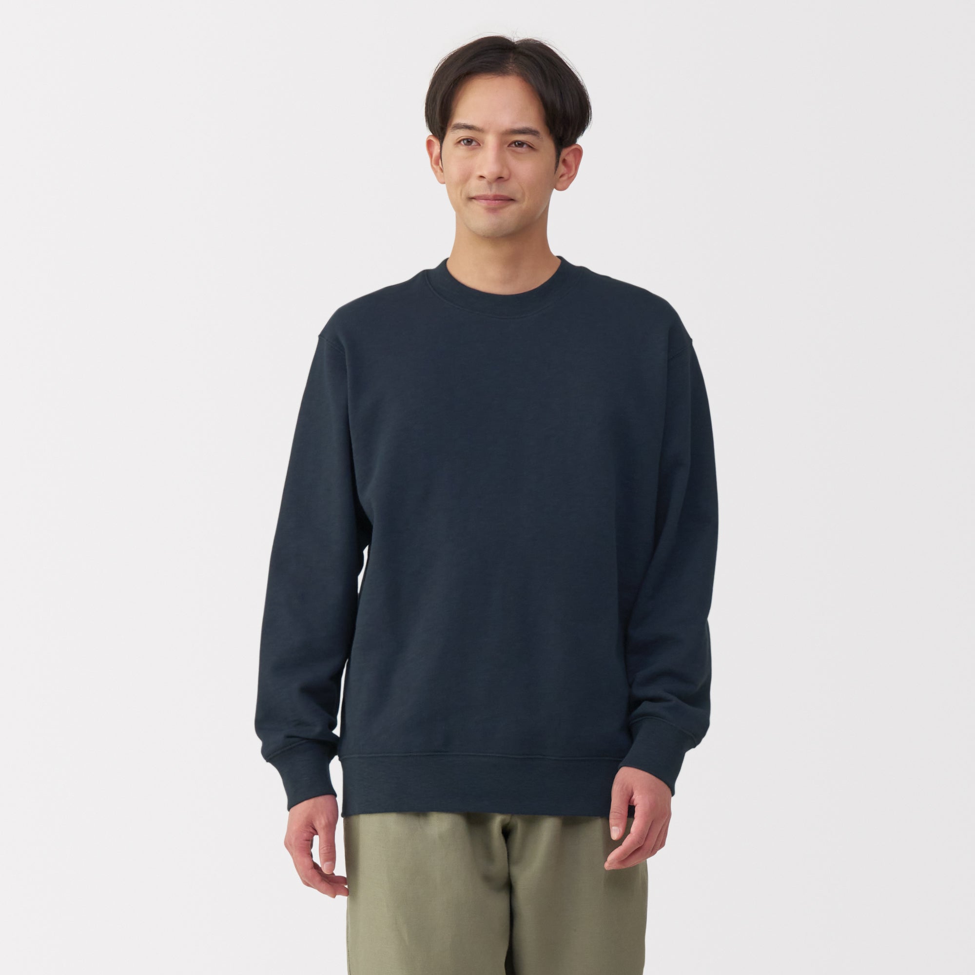 Men's Slub Jersey Crewneck Pullover