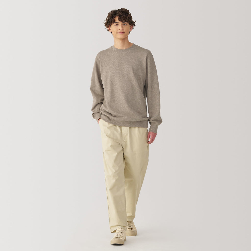Men's Slub Jersey Crewneck Pullover