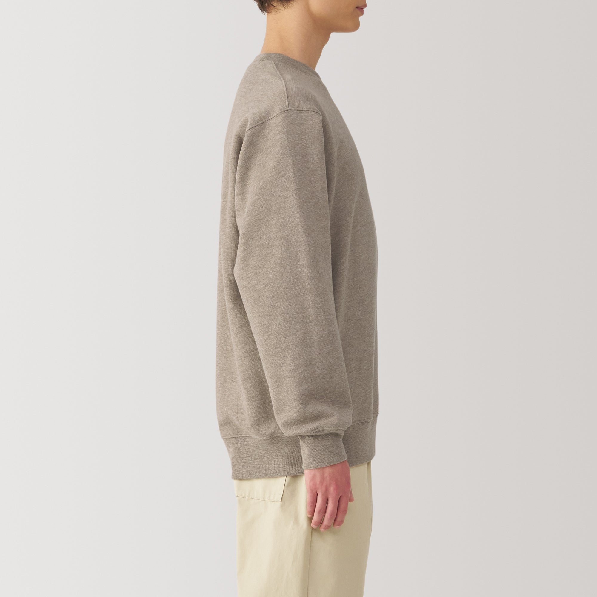Men's Slub Jersey Crewneck Pullover