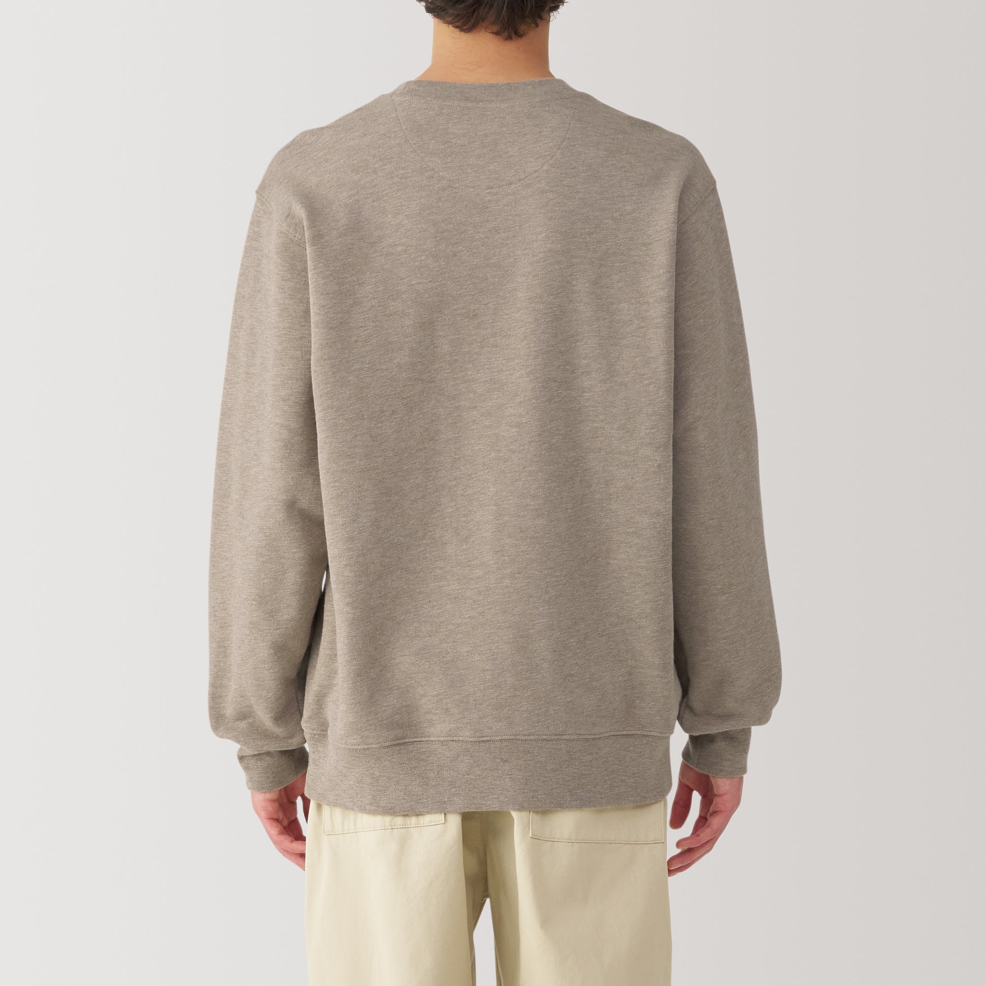 Men's Slub Jersey Crewneck Pullover