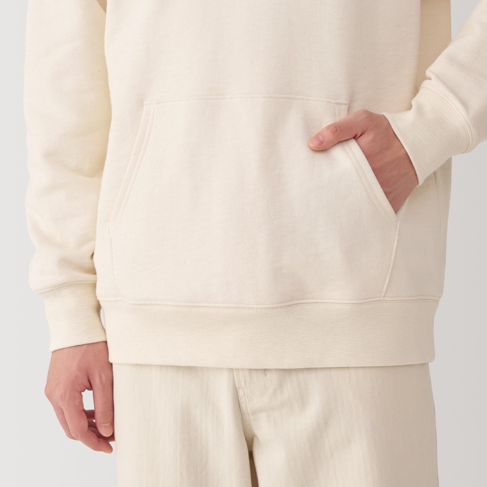 Men's Slub Jersey Pullover Hoodie