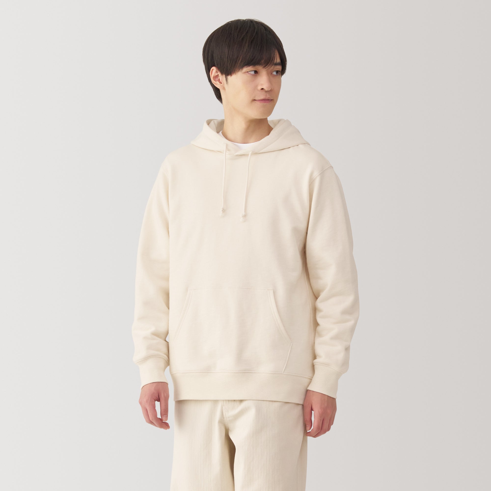 Men's Slub Jersey Pullover Hoodie