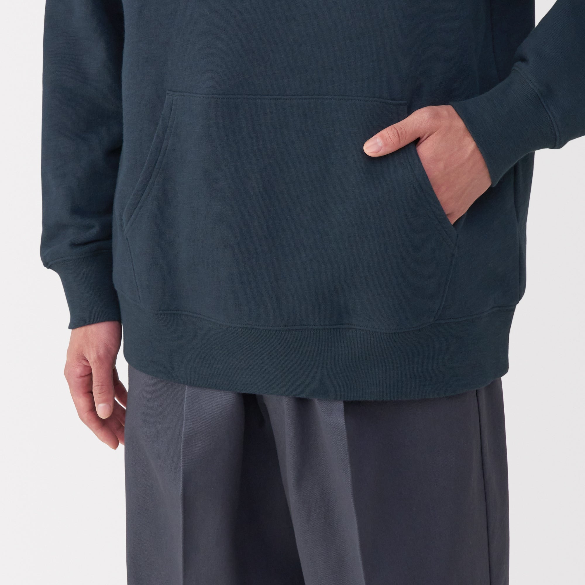 Men's Slub Jersey Pullover Hoodie