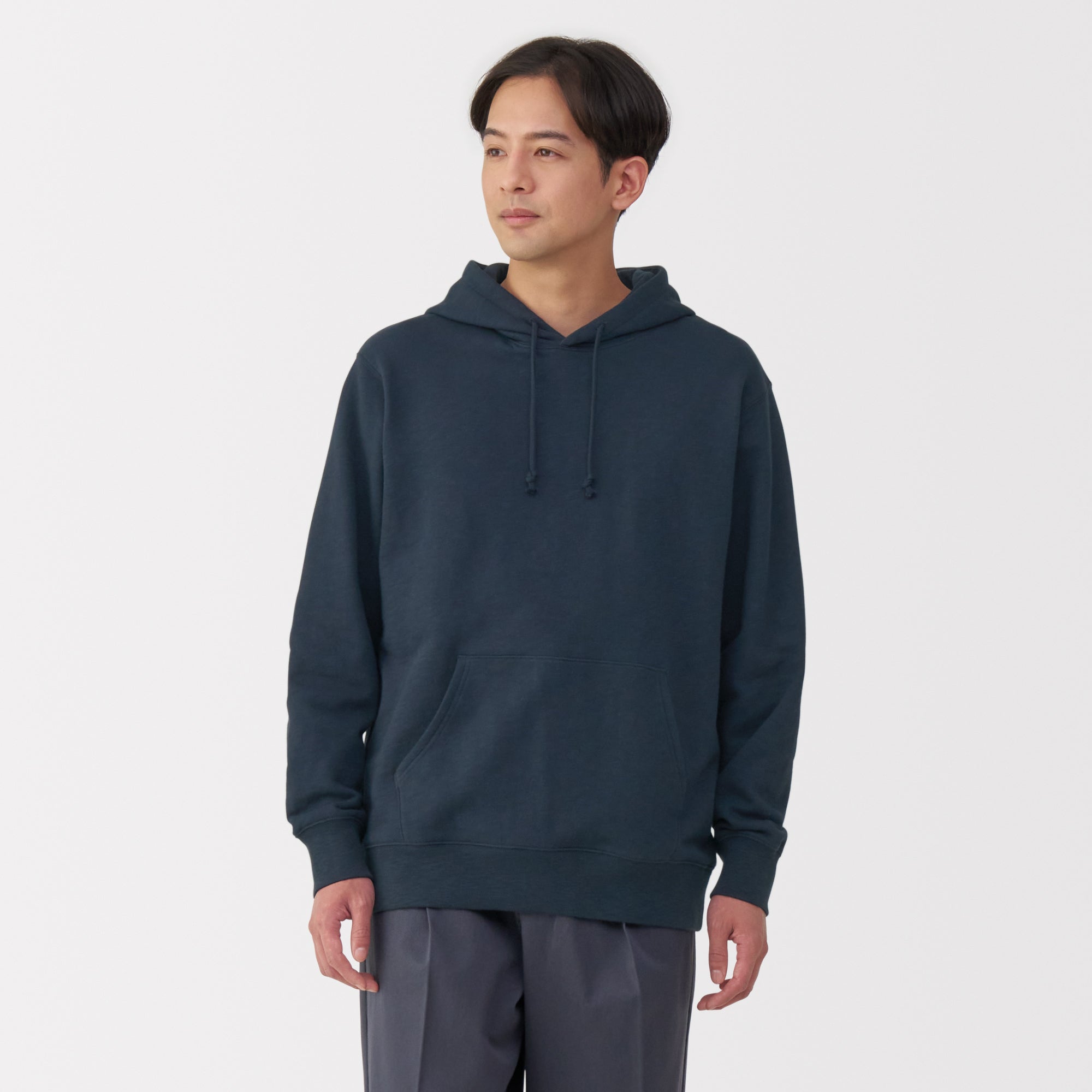Men's Slub Jersey Pullover Hoodie