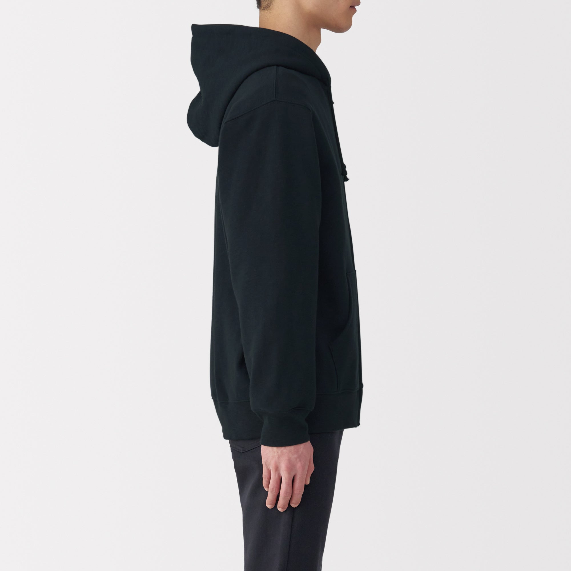 Men's Slub Jersey Zip Up Hoodie