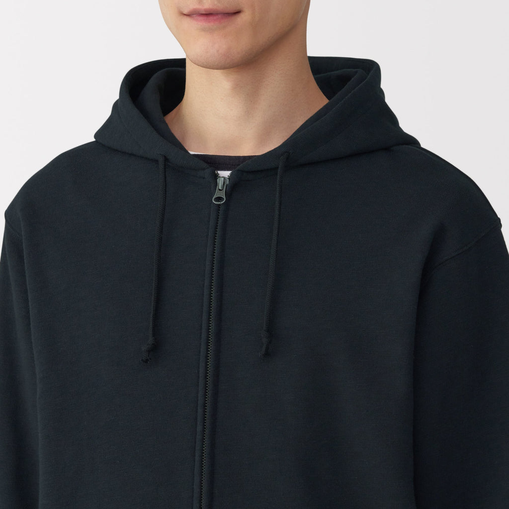 Men's Slub Jersey Zip Up Hoodie