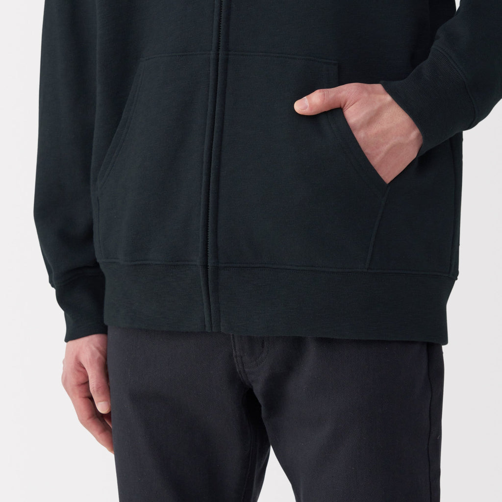 Men's Slub Jersey Zip Up Hoodie