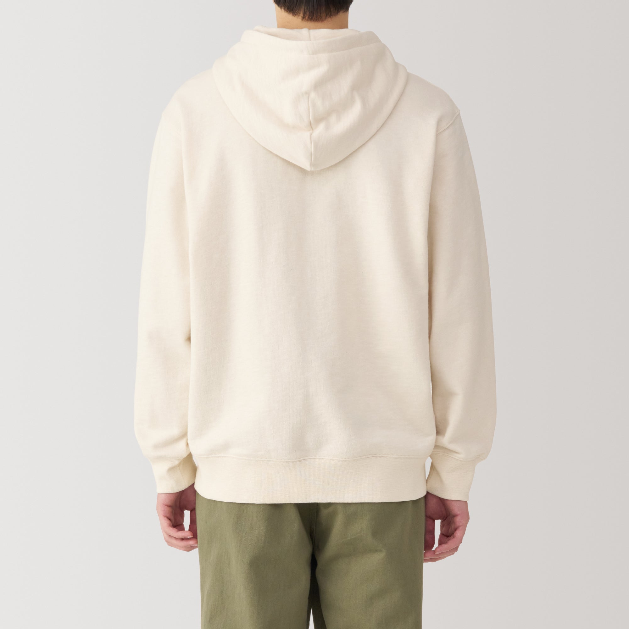 Men's Slub Jersey Zip Up Hoodie