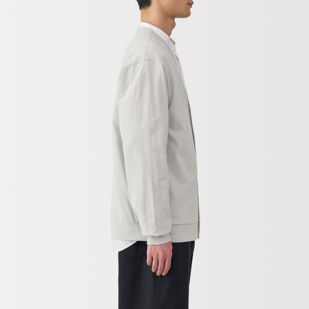 Men's Jersey V Neck Cardigan