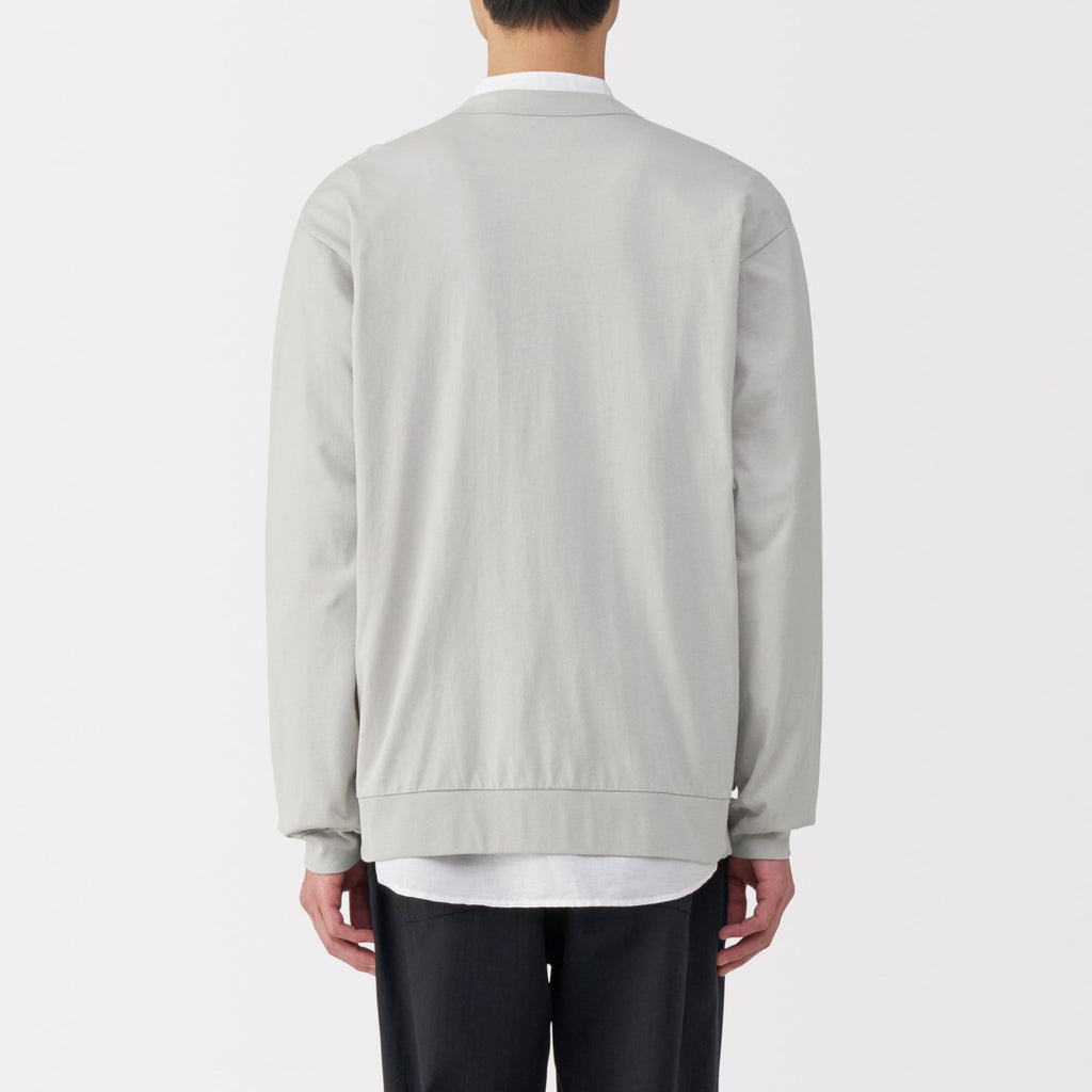 Men's Jersey V Neck Cardigan